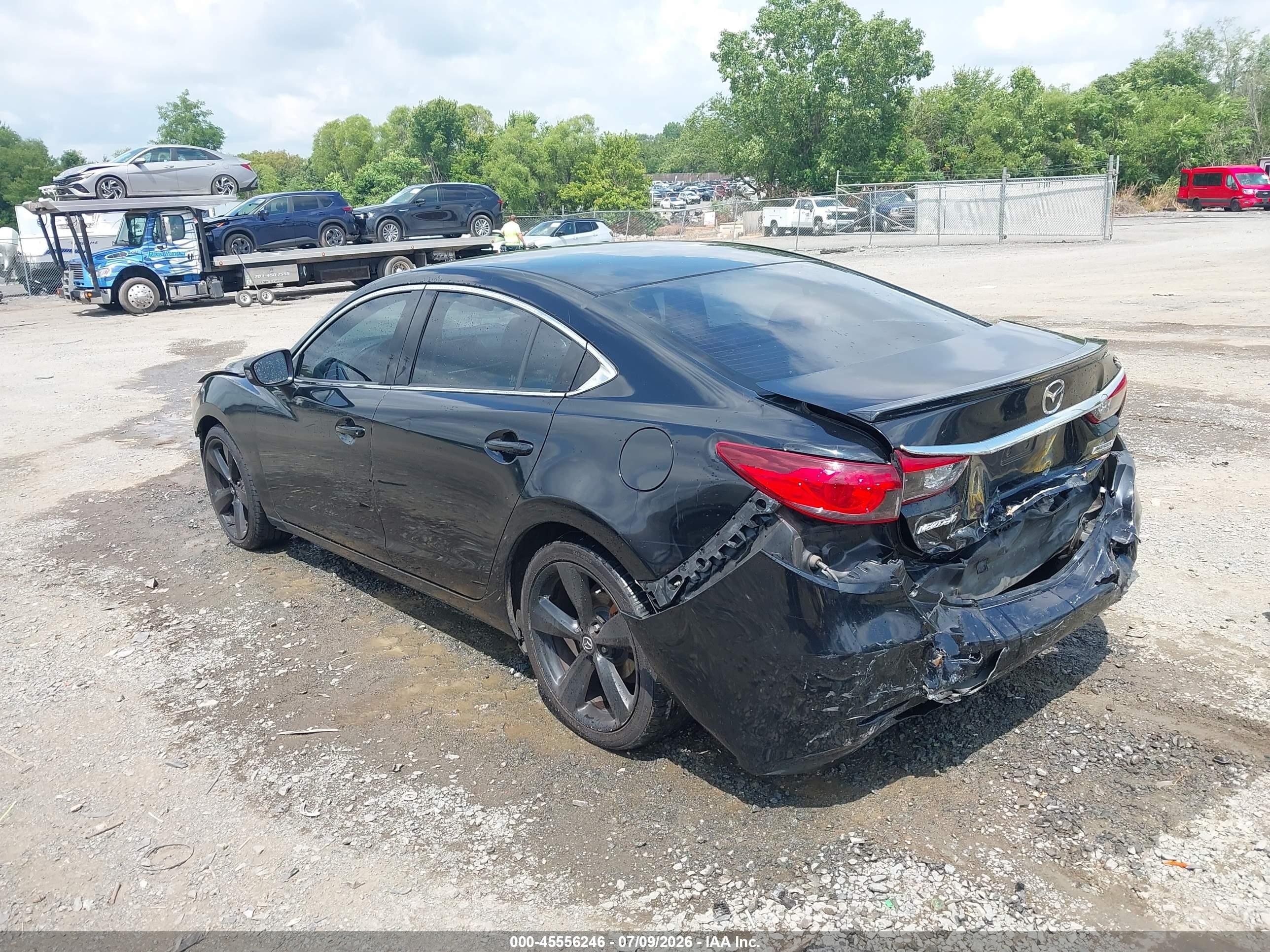 2014 Mazda Mazda6 I Touring Black vin: JM1GJ1V67E1157783