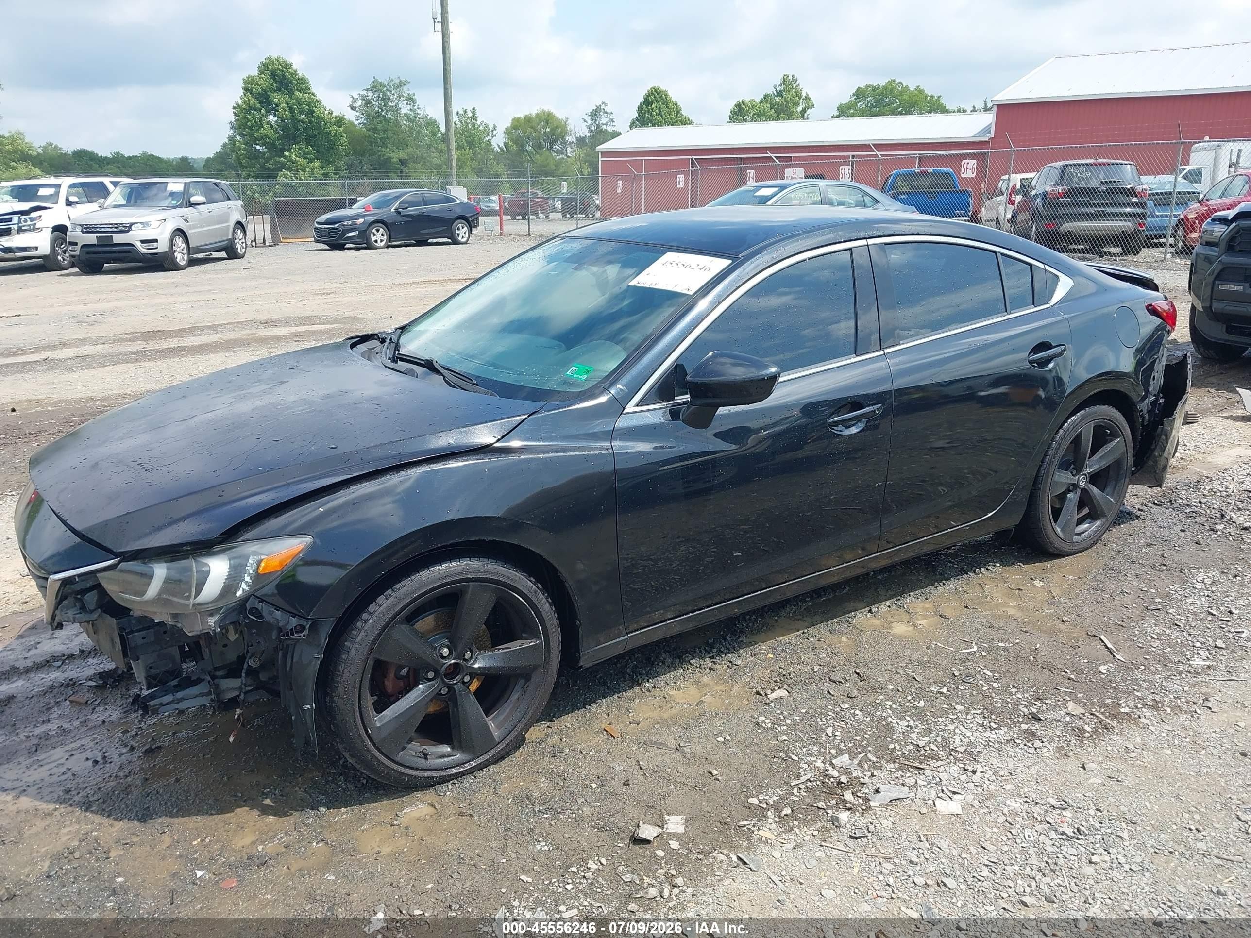 2014 Mazda Mazda6 I Touring Black vin: JM1GJ1V67E1157783
