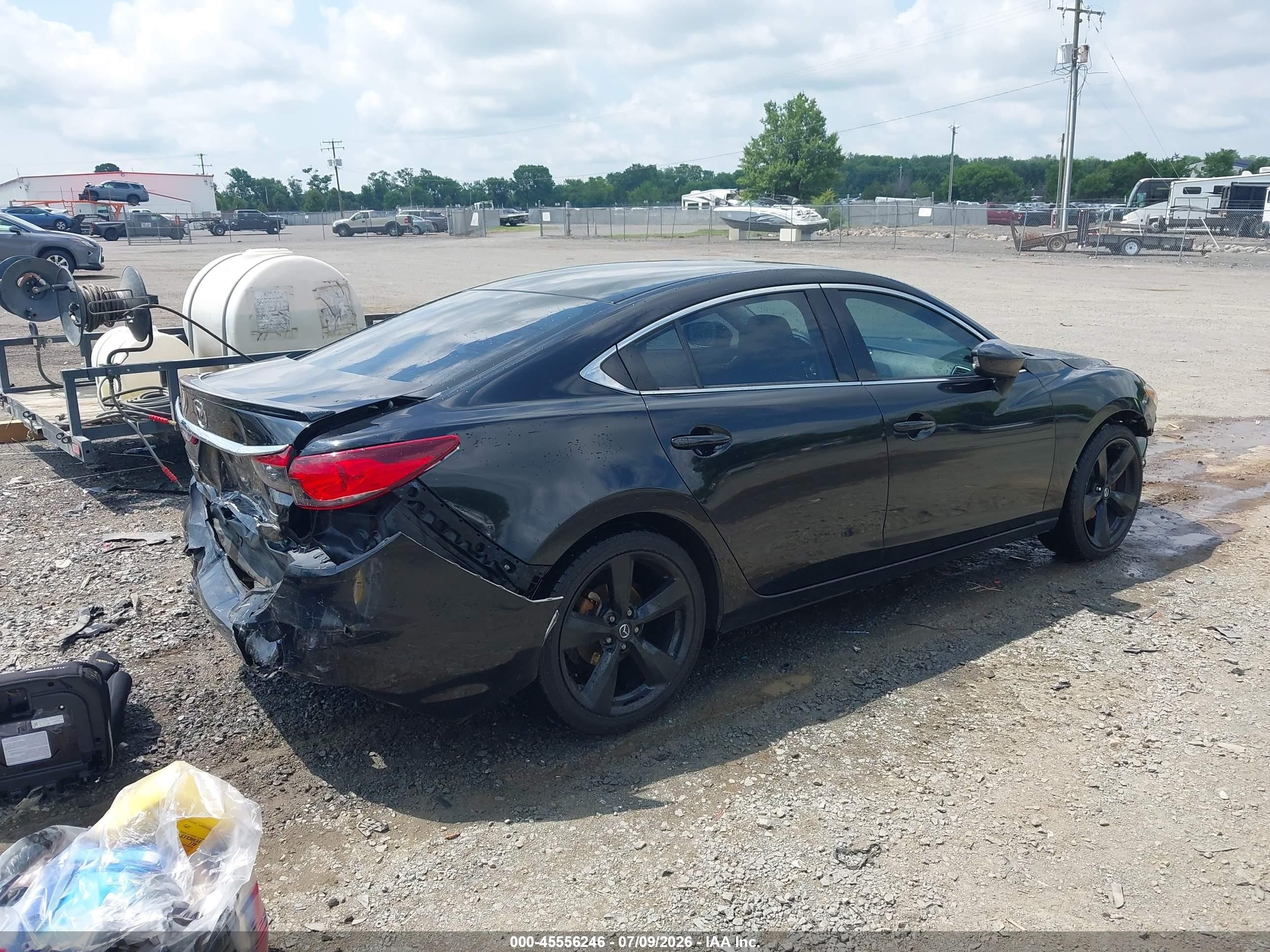2014 Mazda Mazda6 I Touring Black vin: JM1GJ1V67E1157783
