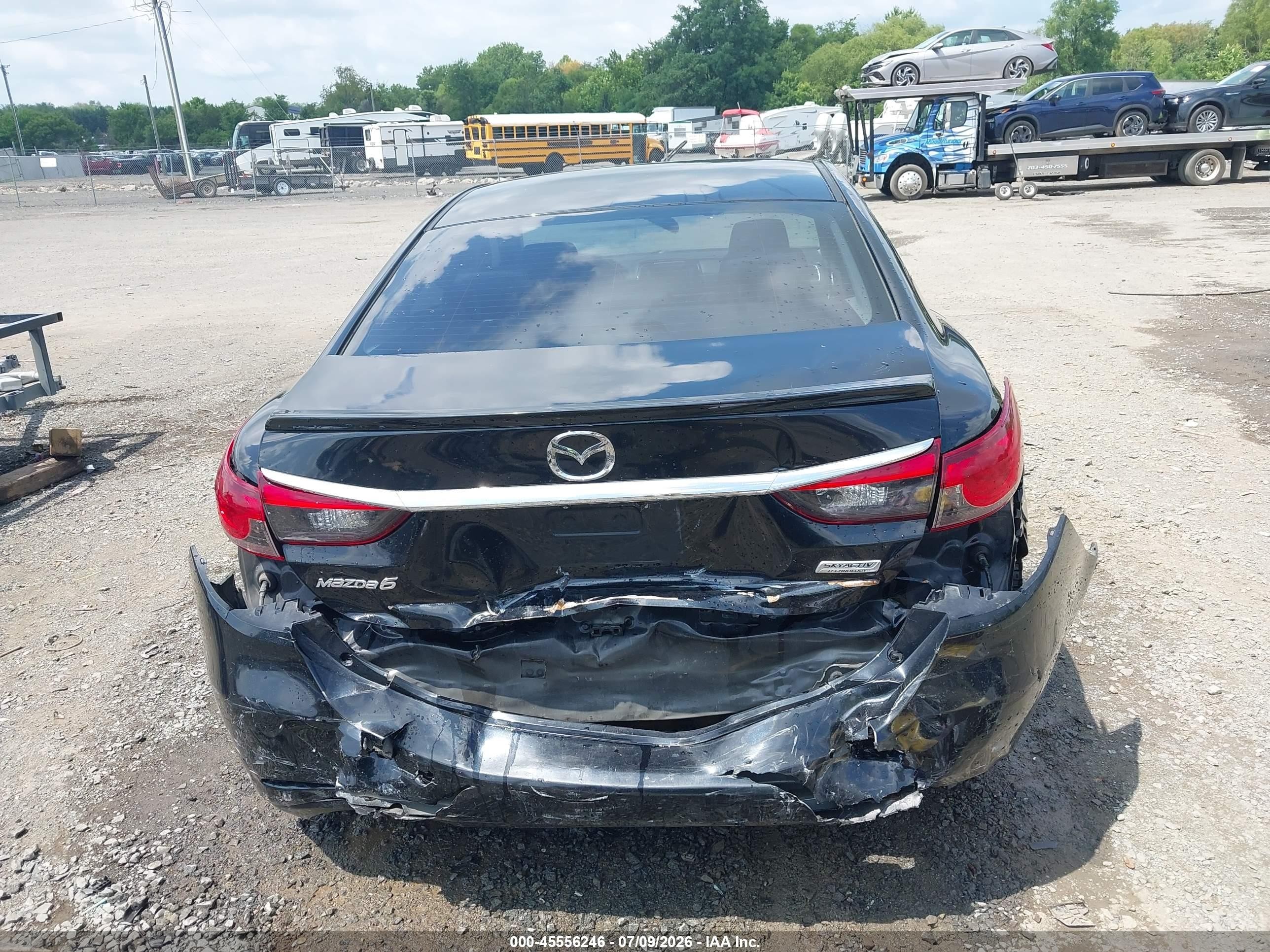 2014 Mazda Mazda6 I Touring Black vin: JM1GJ1V67E1157783