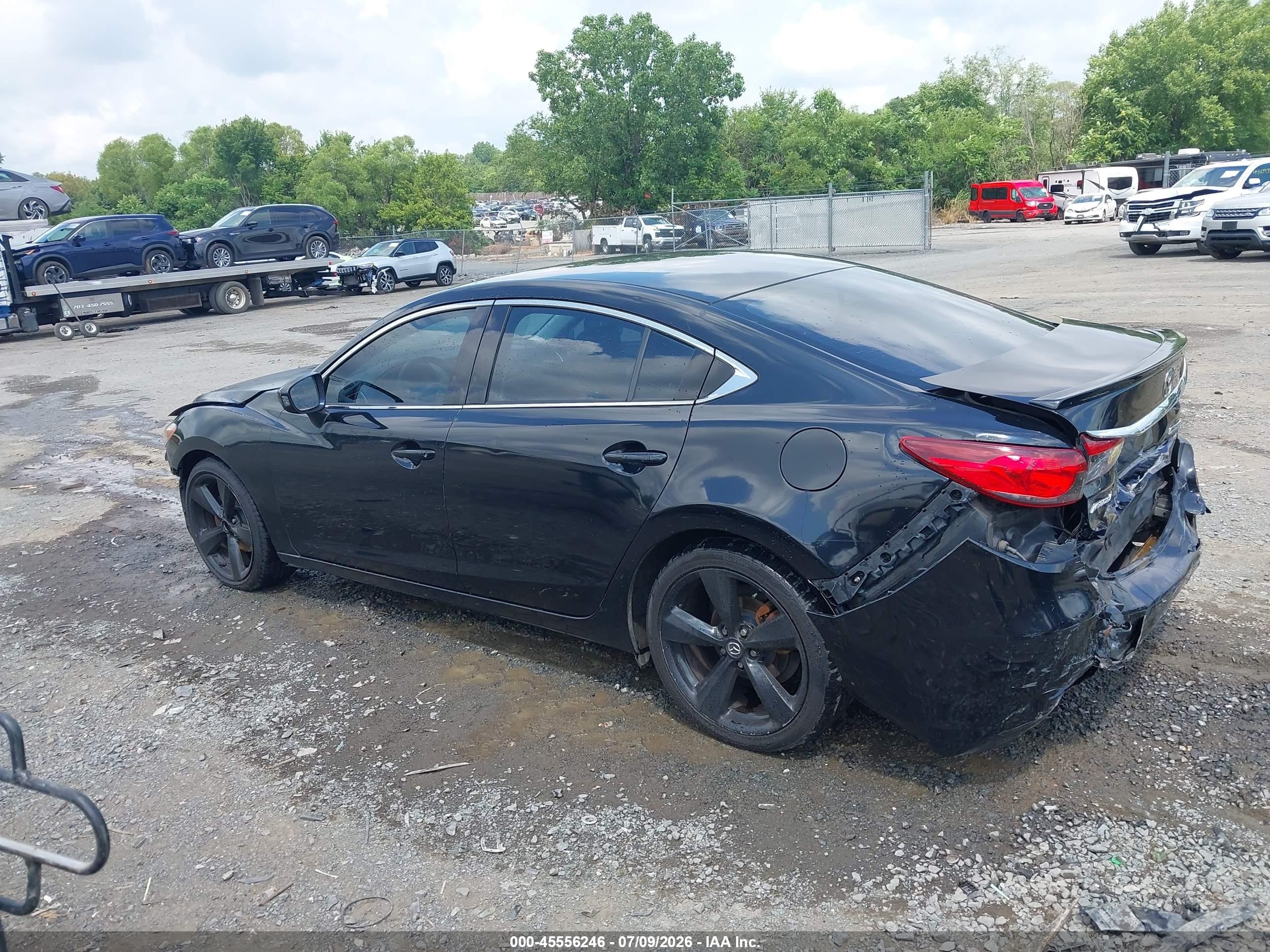2014 Mazda Mazda6 I Touring Black vin: JM1GJ1V67E1157783