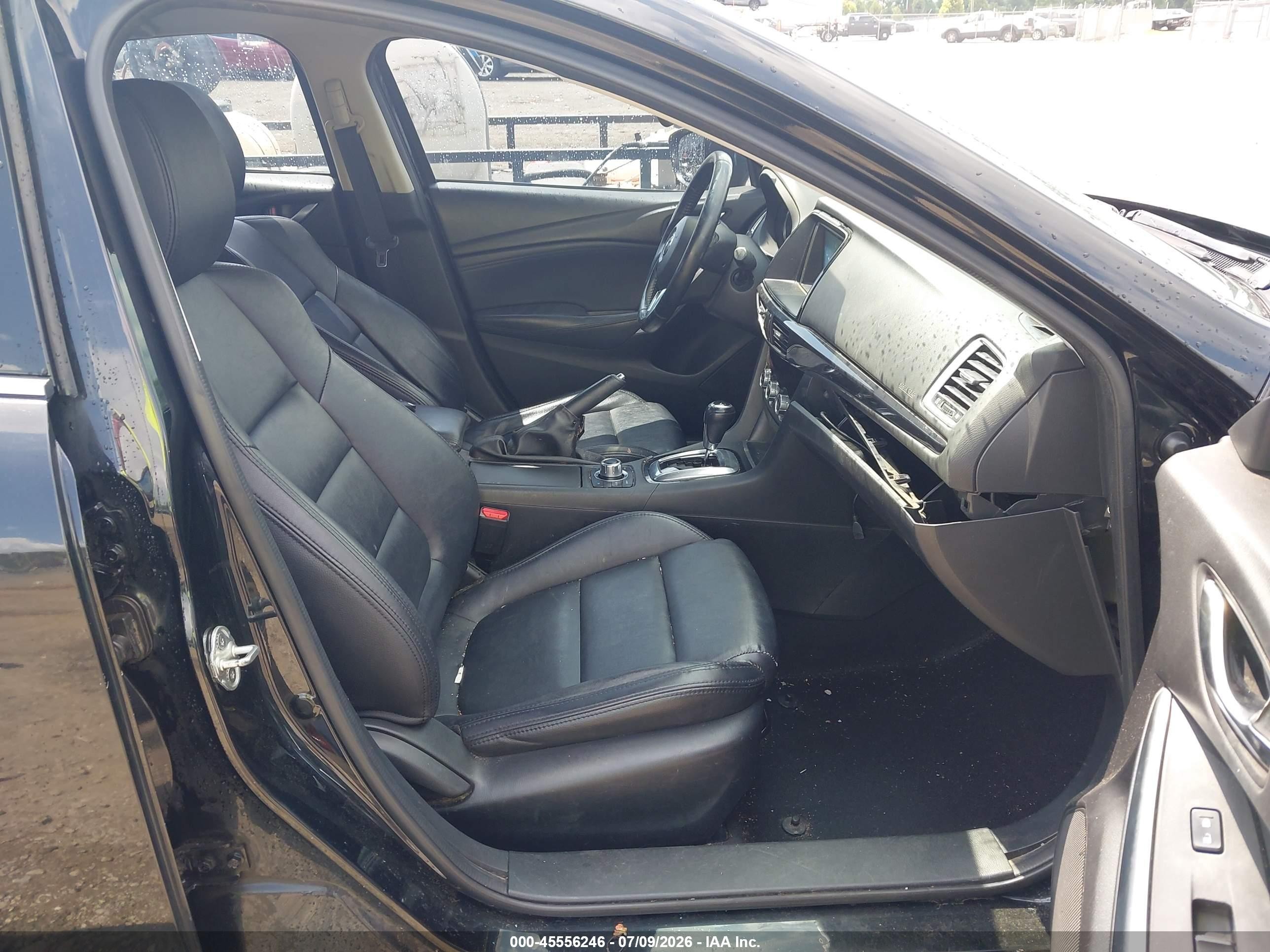 2014 Mazda Mazda6 I Touring Black vin: JM1GJ1V67E1157783