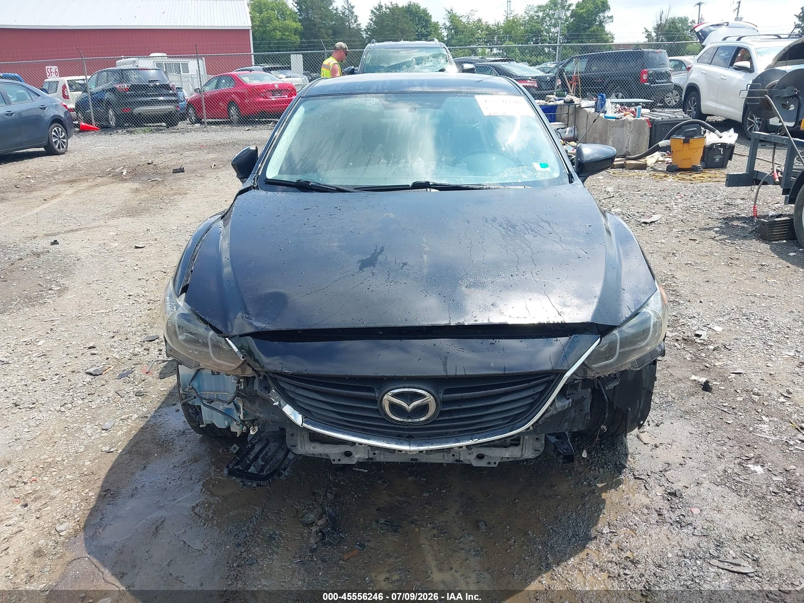 2014 Mazda Mazda6 I Touring Black vin: JM1GJ1V67E1157783
