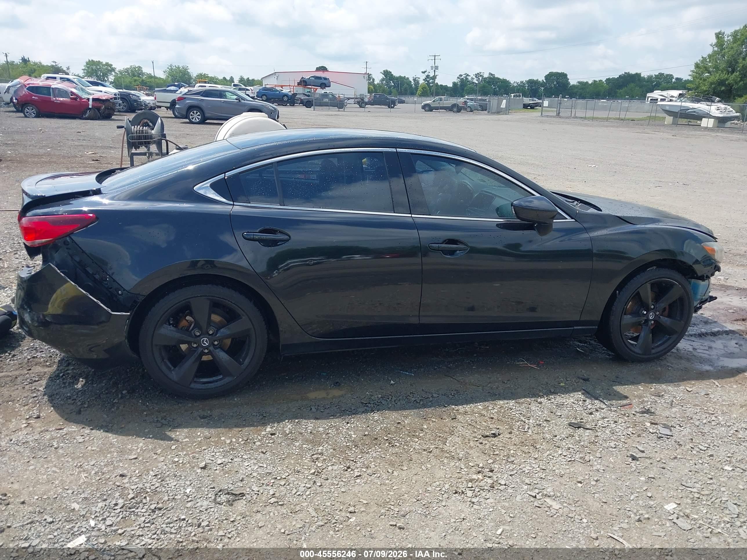 2014 Mazda Mazda6 I Touring Black vin: JM1GJ1V67E1157783