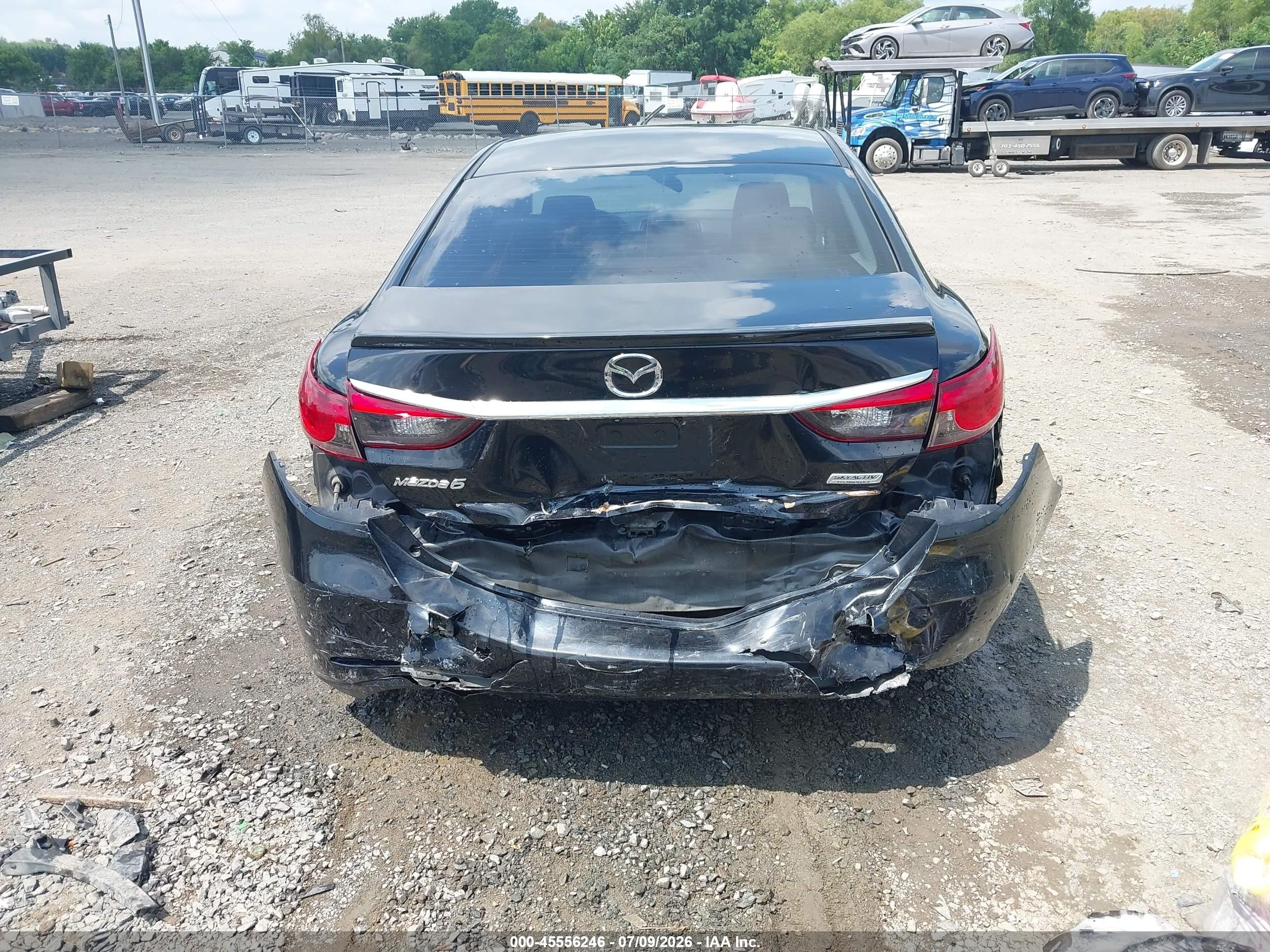 2014 Mazda Mazda6 I Touring Black vin: JM1GJ1V67E1157783