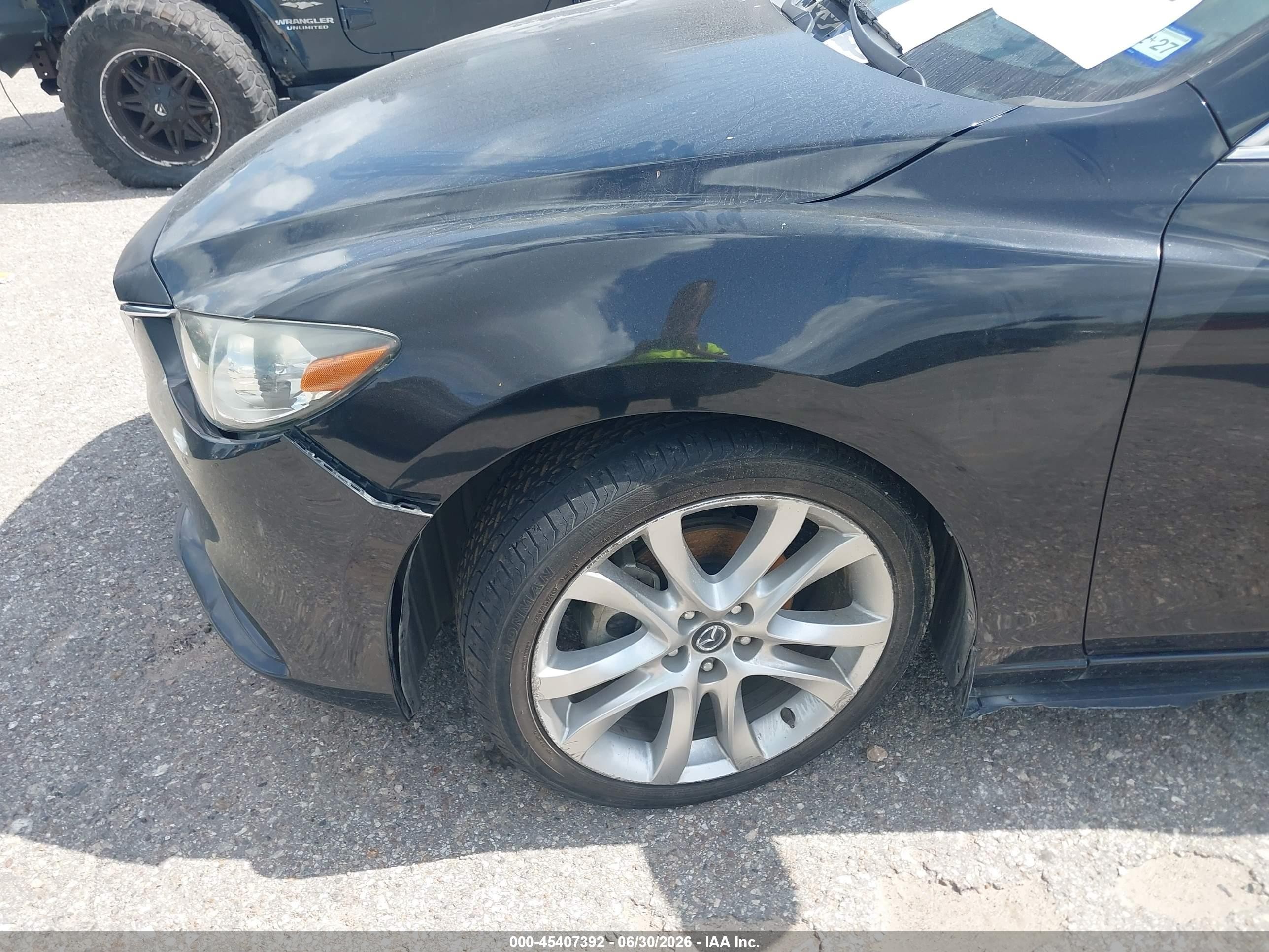 2015 Mazda Mazda6 I Touring Black vin: JM1GJ1V67F1164685