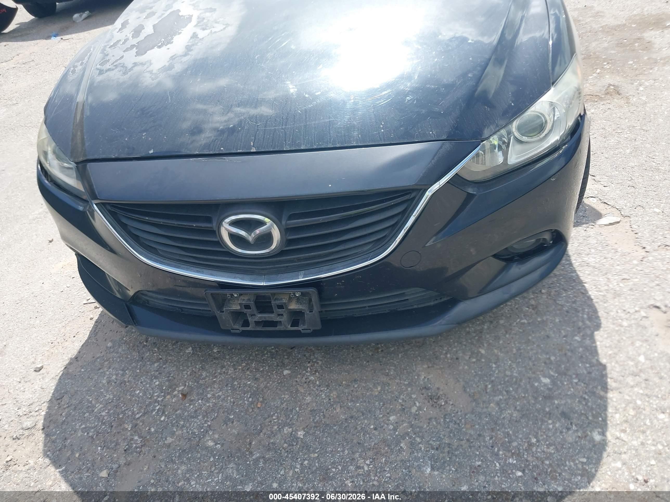2015 Mazda Mazda6 I Touring Black vin: JM1GJ1V67F1164685