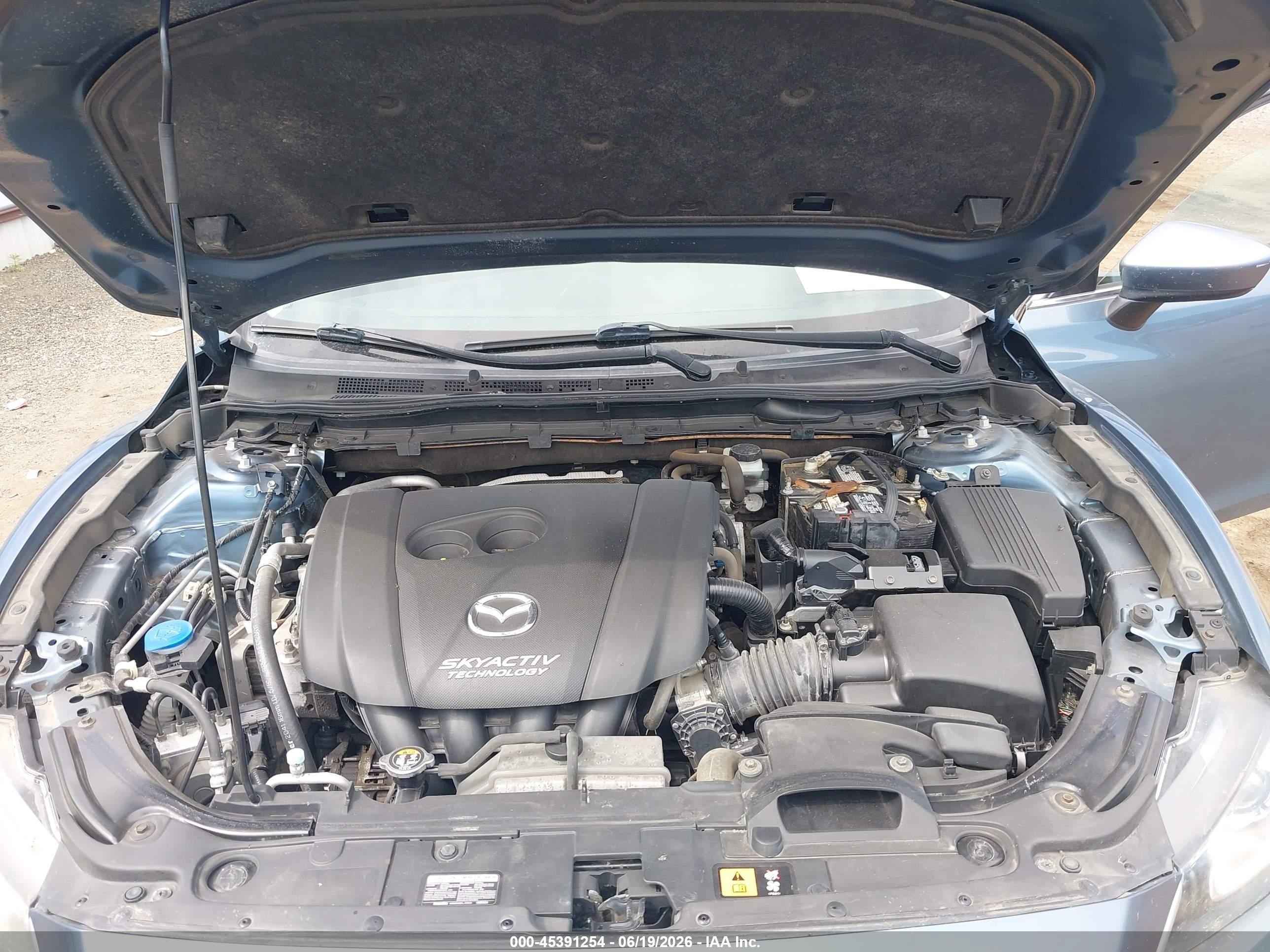2015 Mazda Mazda6 I Touring Blue vin: JM1GJ1V67F1174925