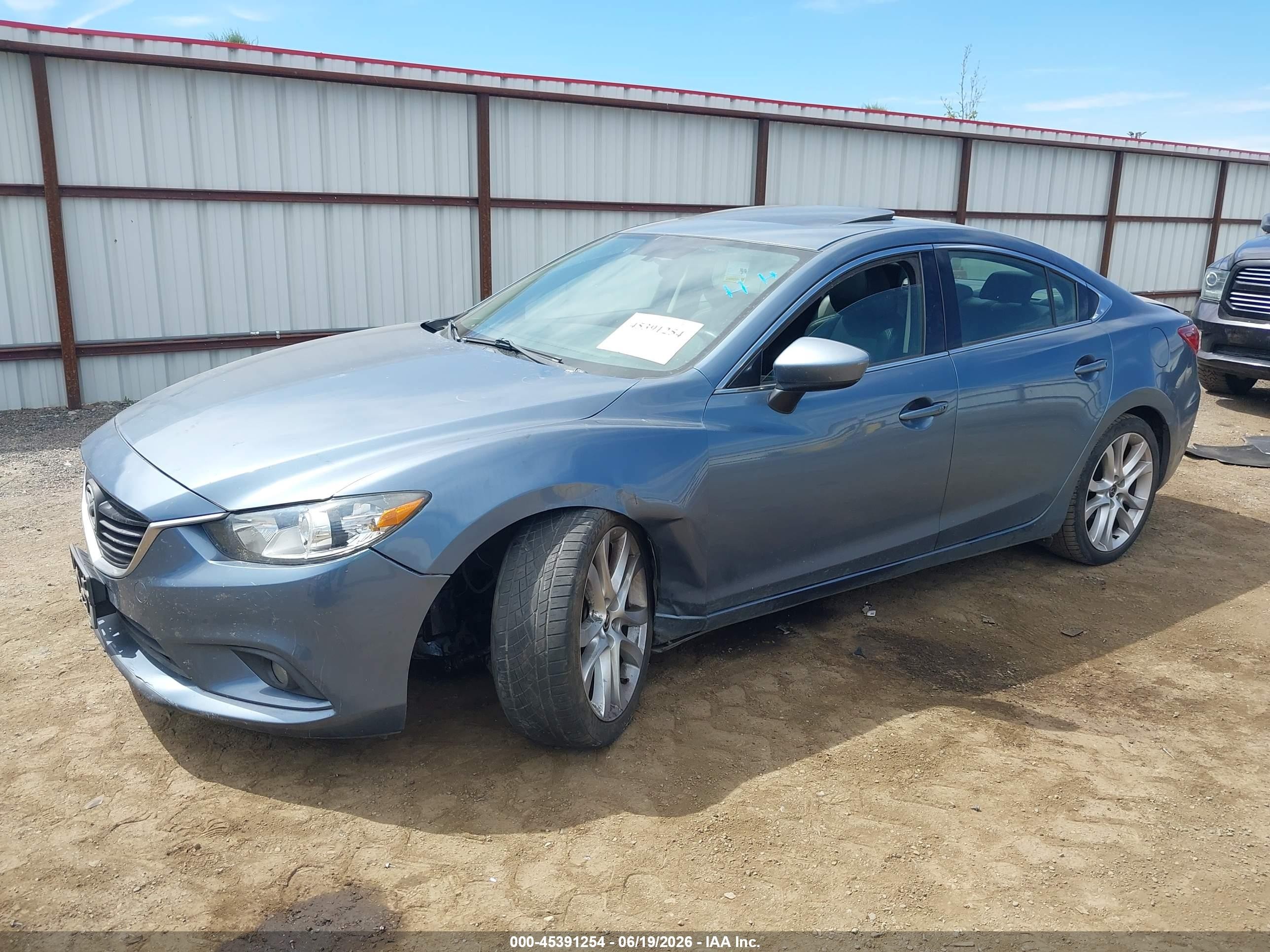 2015 Mazda Mazda6 I Touring Blue vin: JM1GJ1V67F1174925