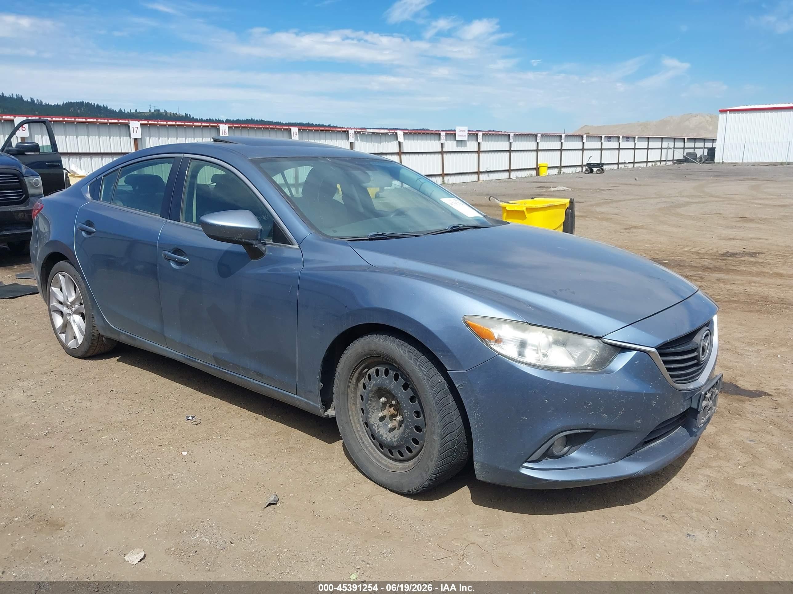 2015 Mazda Mazda6 I Touring Blue vin: JM1GJ1V67F1174925