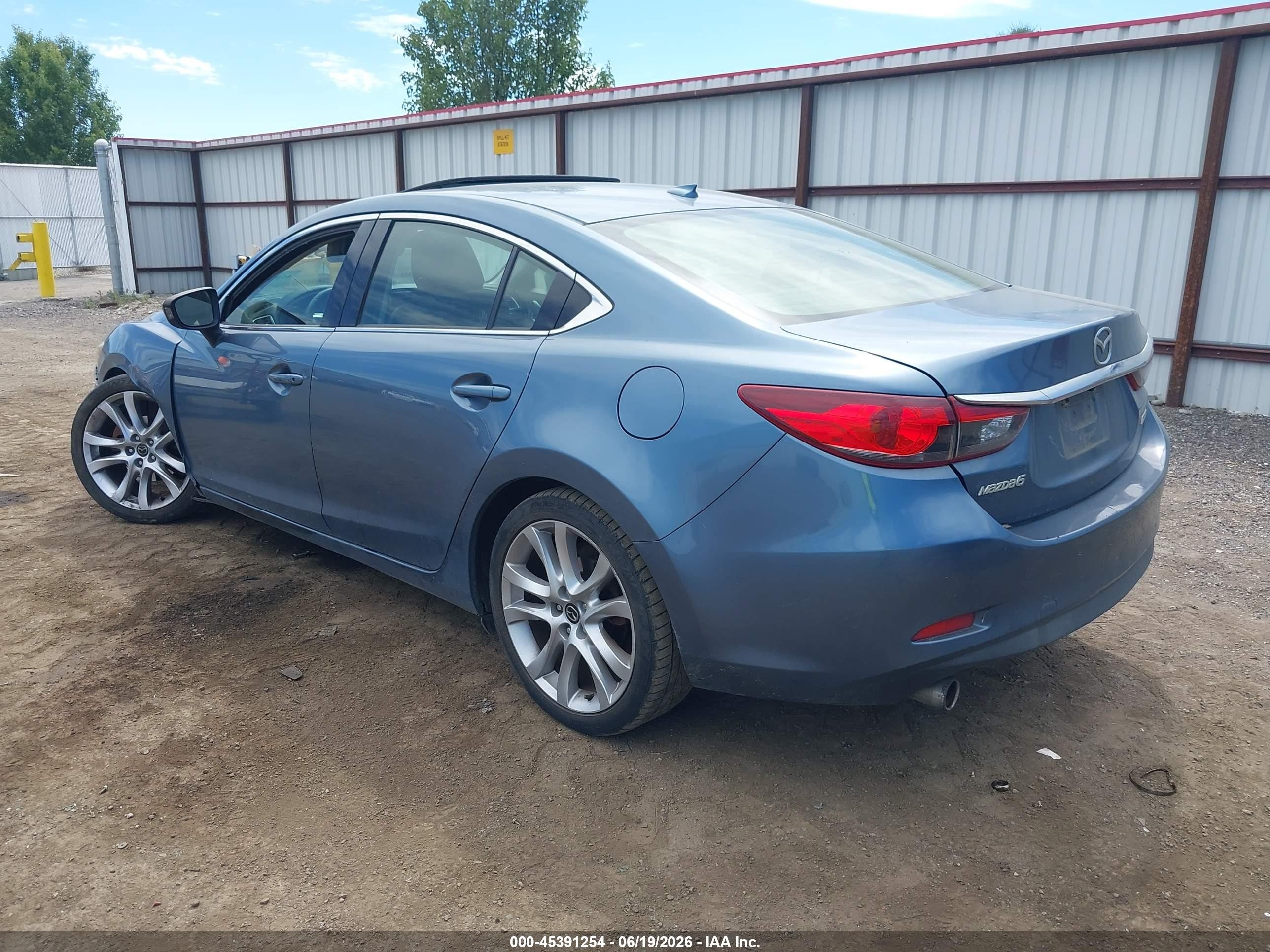 2015 Mazda Mazda6 I Touring Blue vin: JM1GJ1V67F1174925