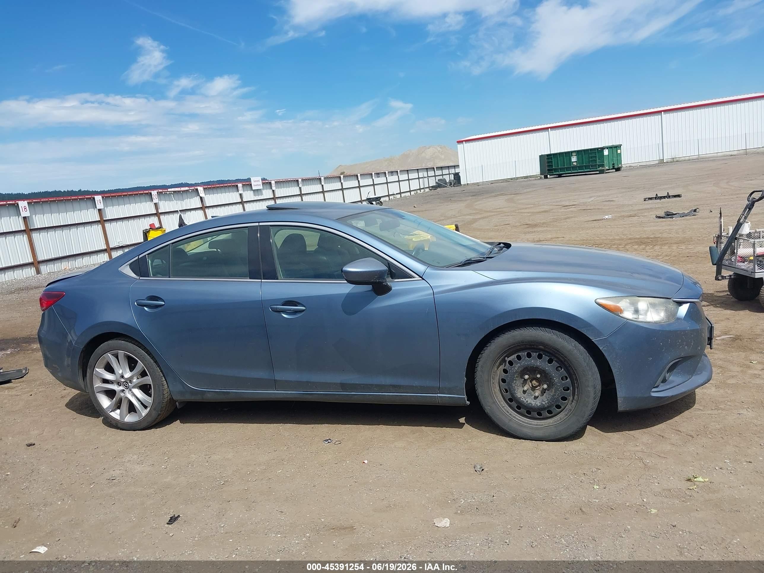 2015 Mazda Mazda6 I Touring Blue vin: JM1GJ1V67F1174925