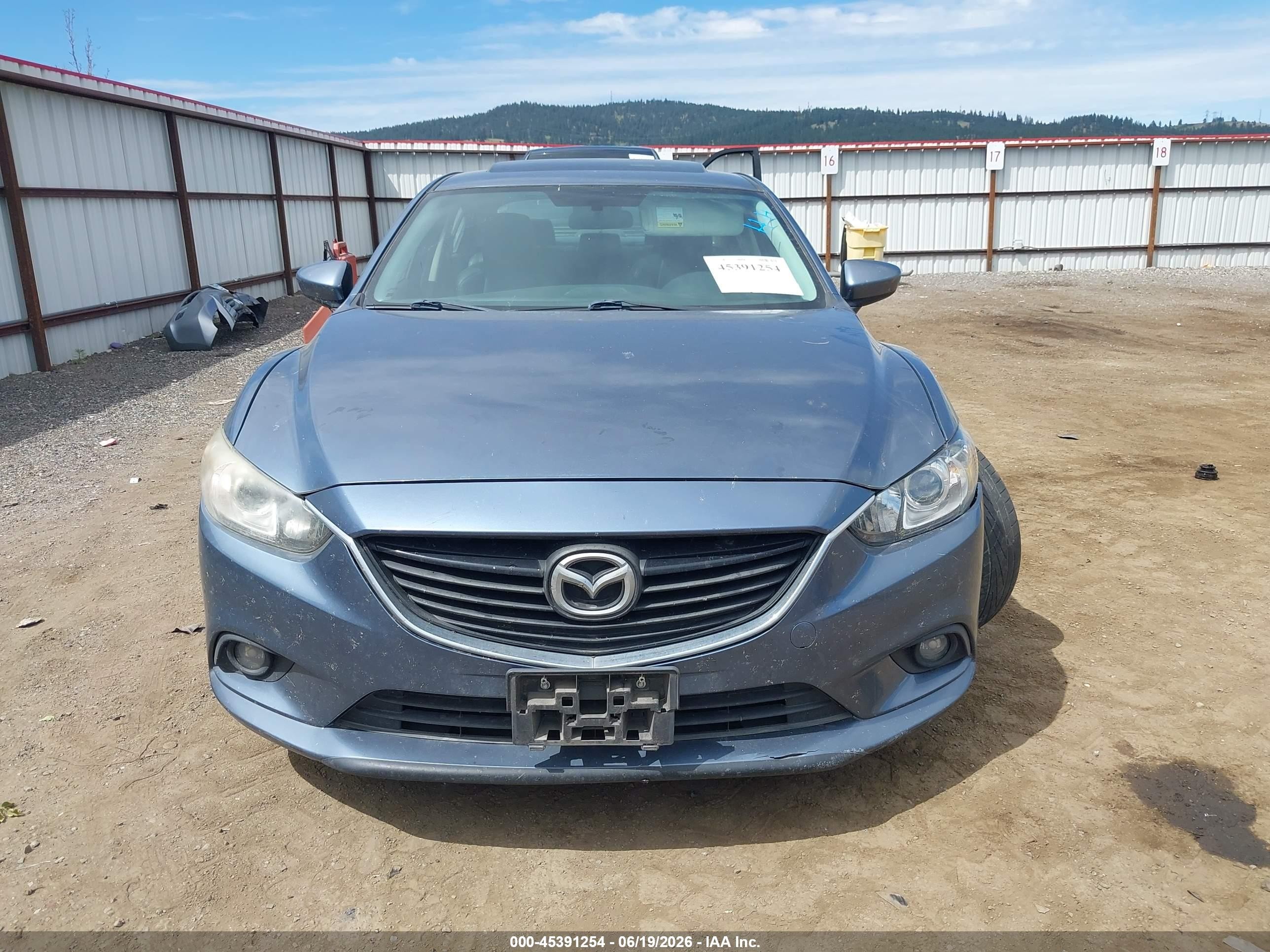 2015 Mazda Mazda6 I Touring Blue vin: JM1GJ1V67F1174925