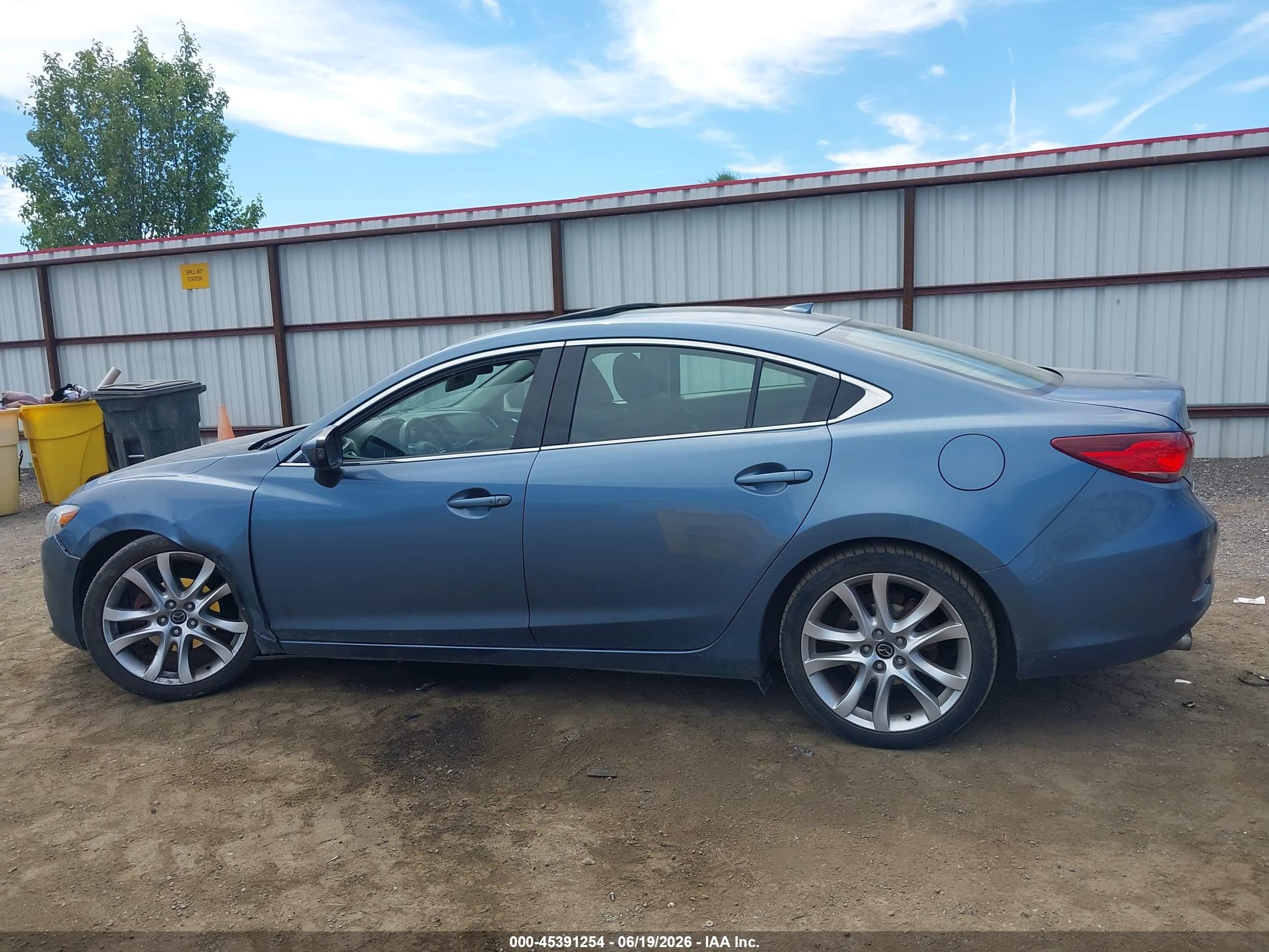 2015 Mazda Mazda6 I Touring Blue vin: JM1GJ1V67F1174925