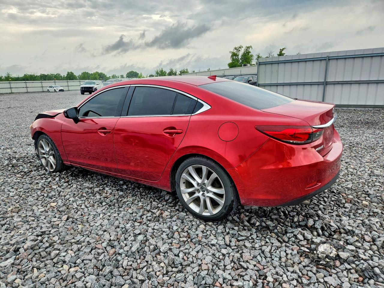 2015 Mazda 6 Touring Красный vin: JM1GJ1V67F1177551