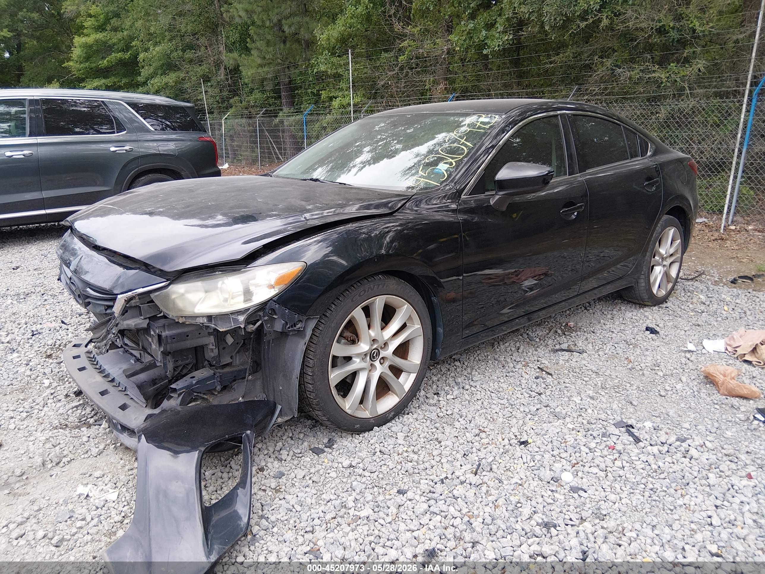 2014 Mazda Mazda6 I Touring Black vin: JM1GJ1V68E1119480