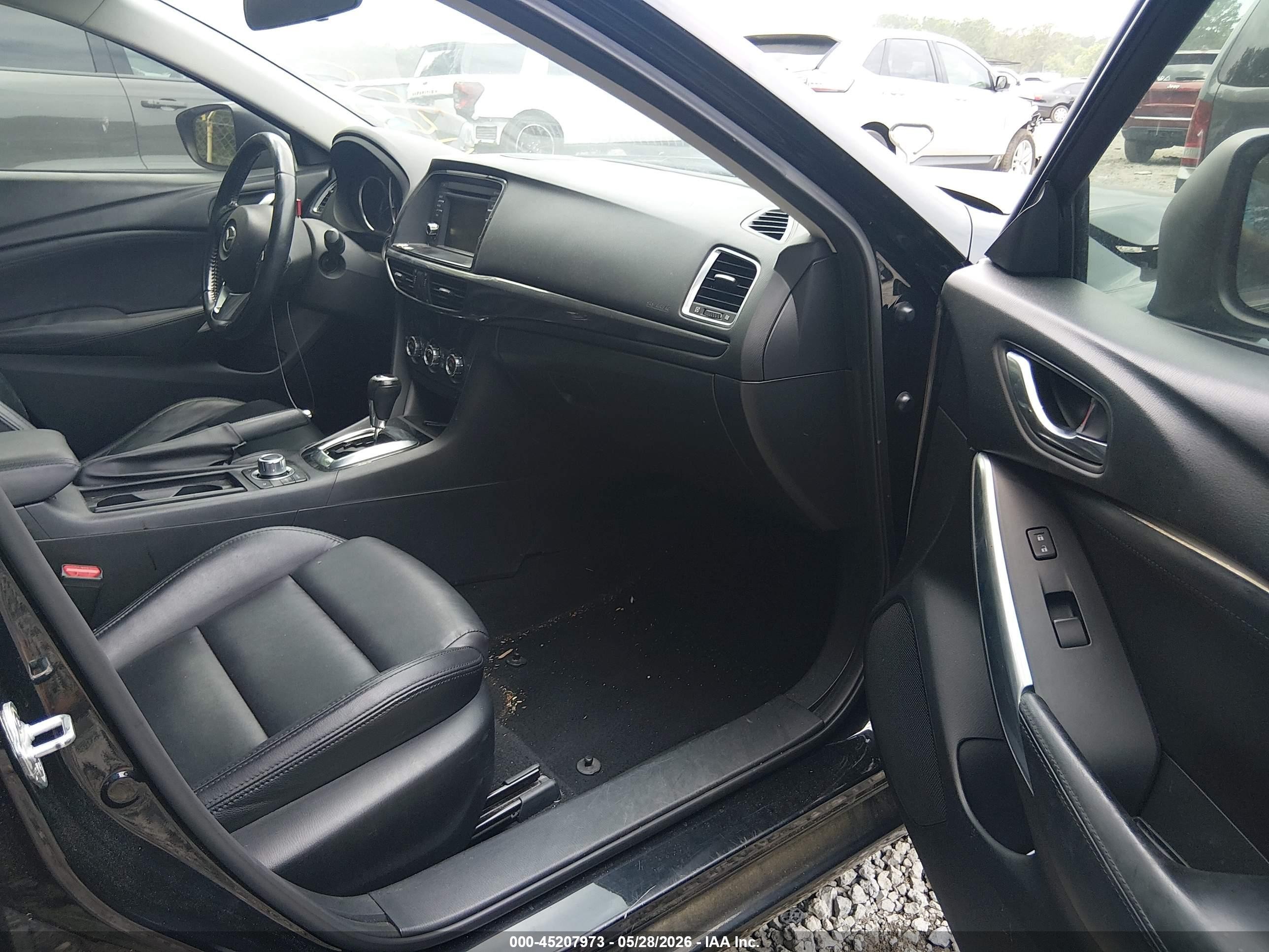 2014 Mazda Mazda6 I Touring Black vin: JM1GJ1V68E1119480