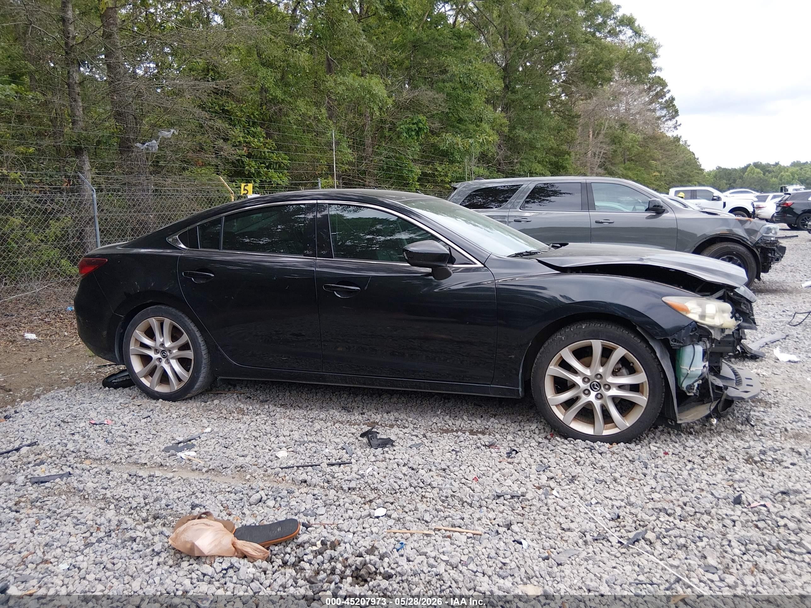 2014 Mazda Mazda6 I Touring Black vin: JM1GJ1V68E1119480