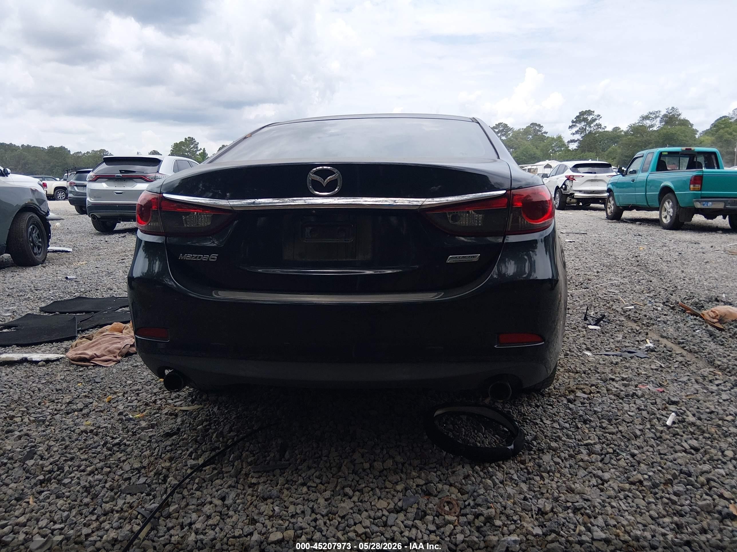 2014 Mazda Mazda6 I Touring Black vin: JM1GJ1V68E1119480