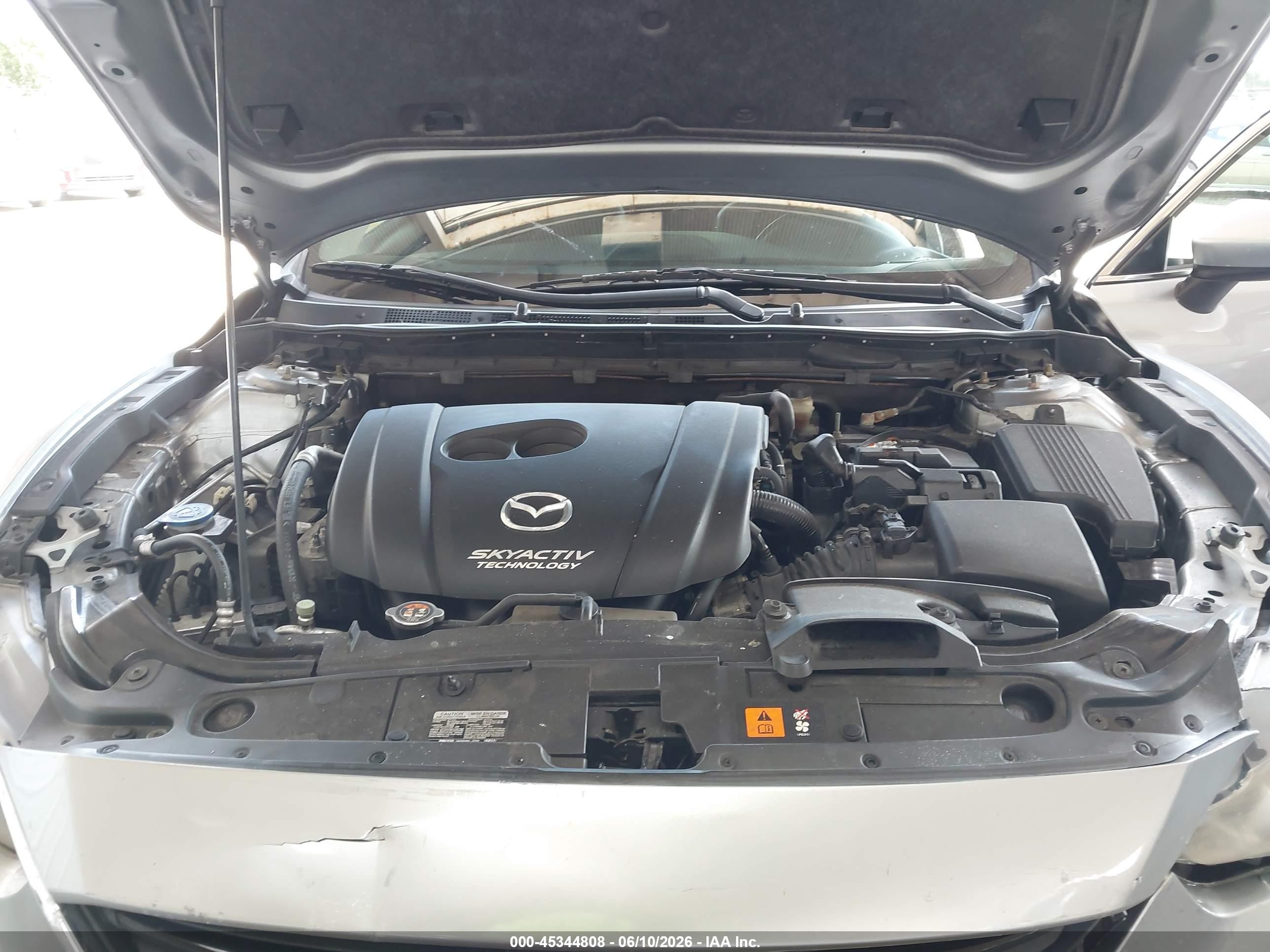 2014 Mazda Mazda6 I Touring Серебряный vin: JM1GJ1V68E1132097