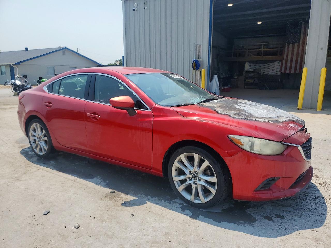 2014 Mazda 6 Touring Red vin: JM1GJ1V68E1140927