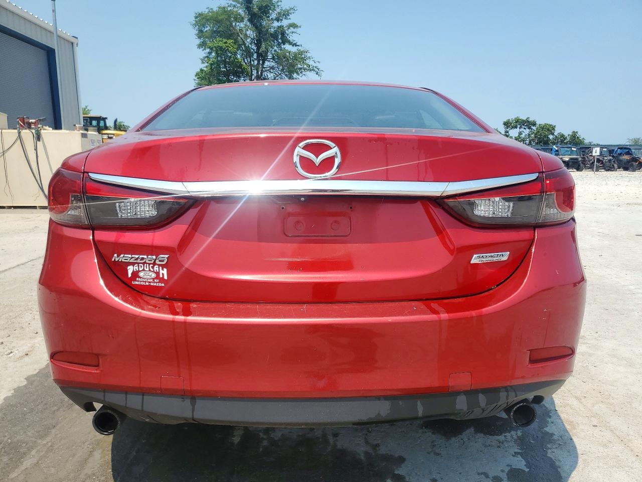 2014 Mazda 6 Touring Red vin: JM1GJ1V68E1140927