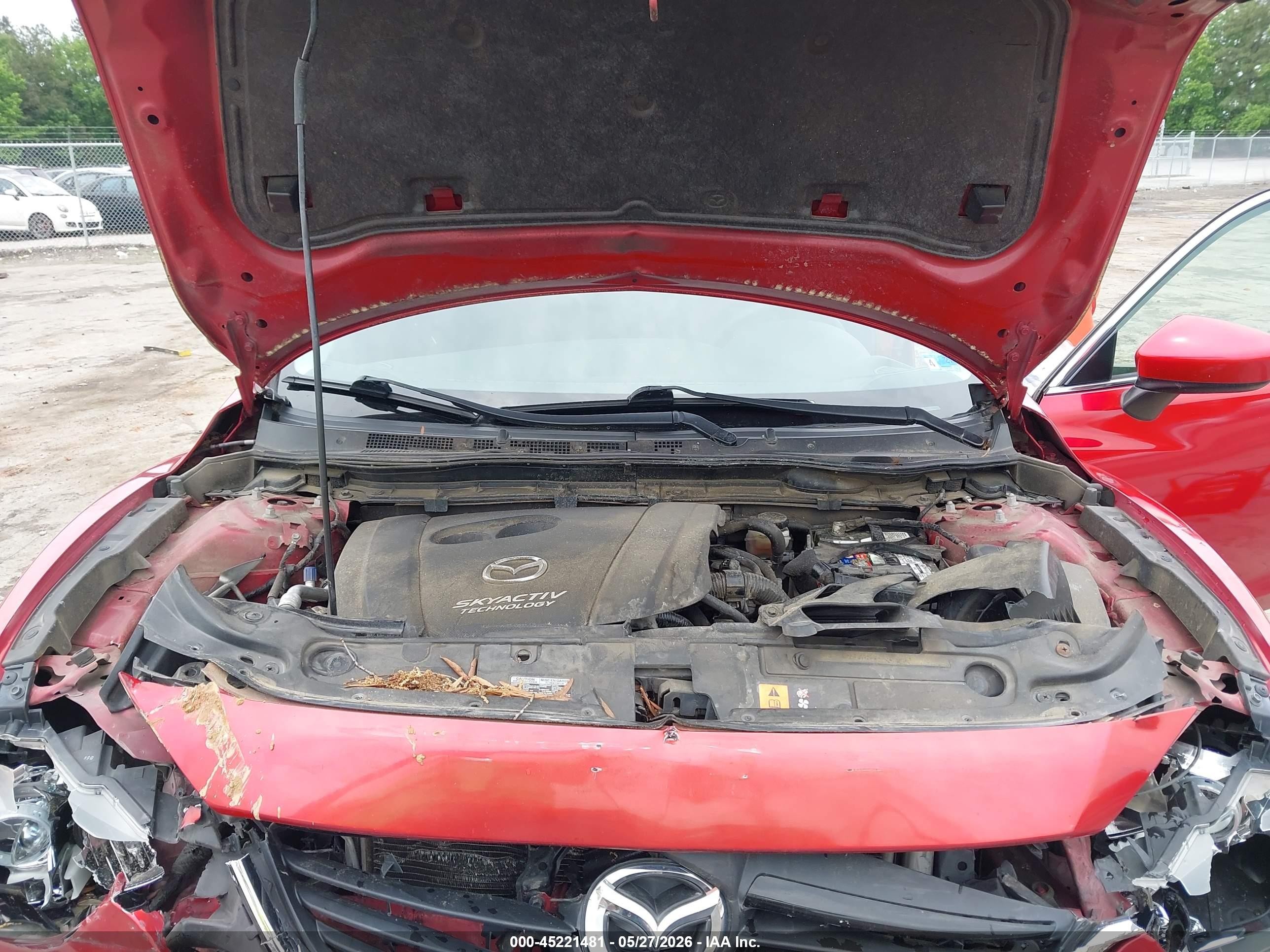 2014 Mazda Mazda6 I Touring Red vin: JM1GJ1V68E1146615