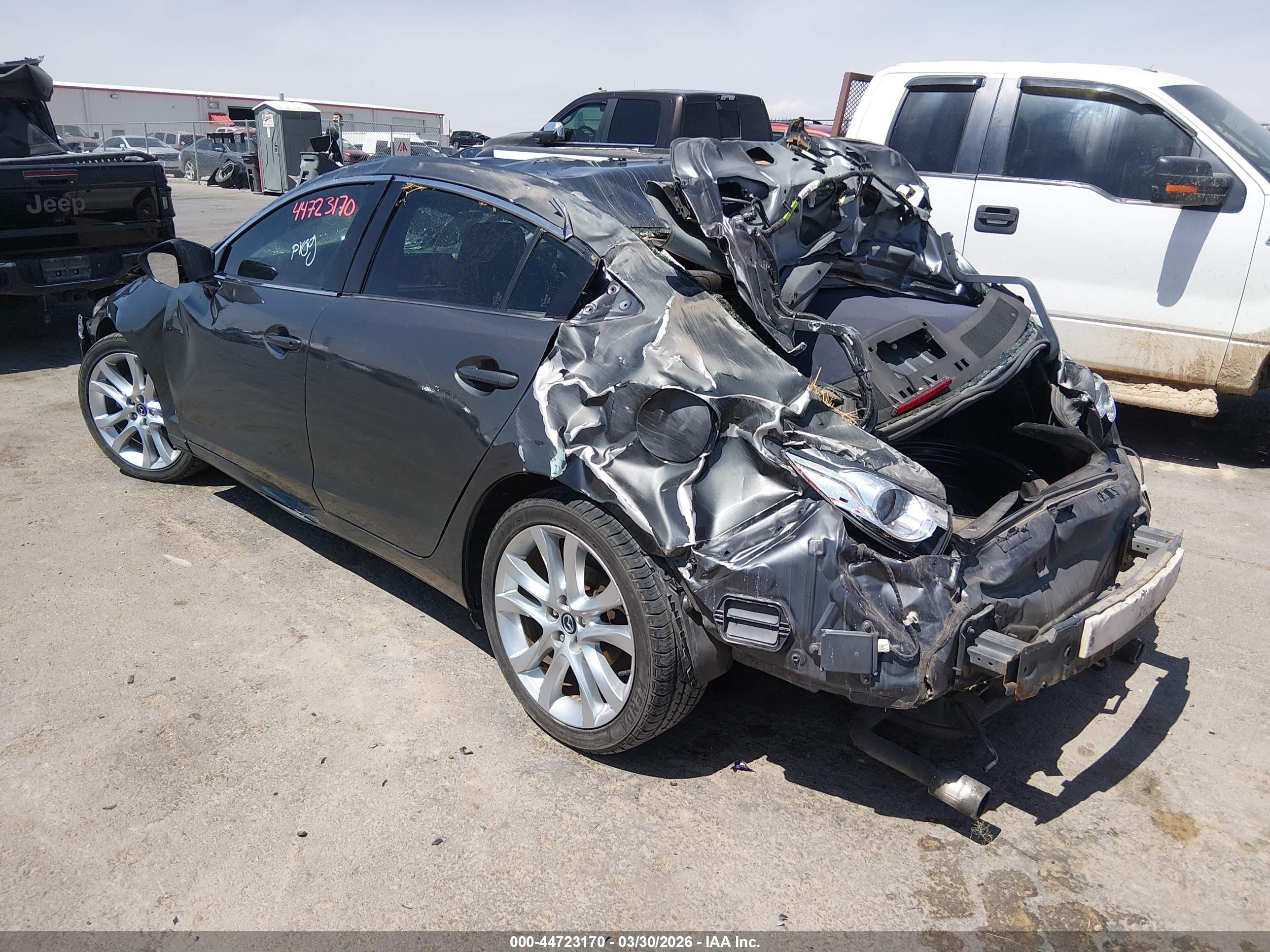 2014 Mazda Mazda6 I Touring Gray vin: JM1GJ1V68E1155945