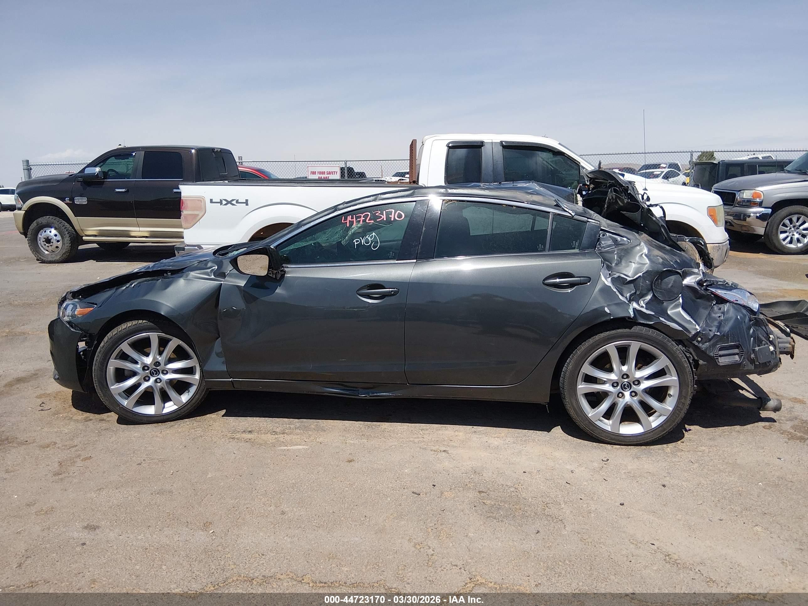 2014 Mazda Mazda6 I Touring Gray vin: JM1GJ1V68E1155945