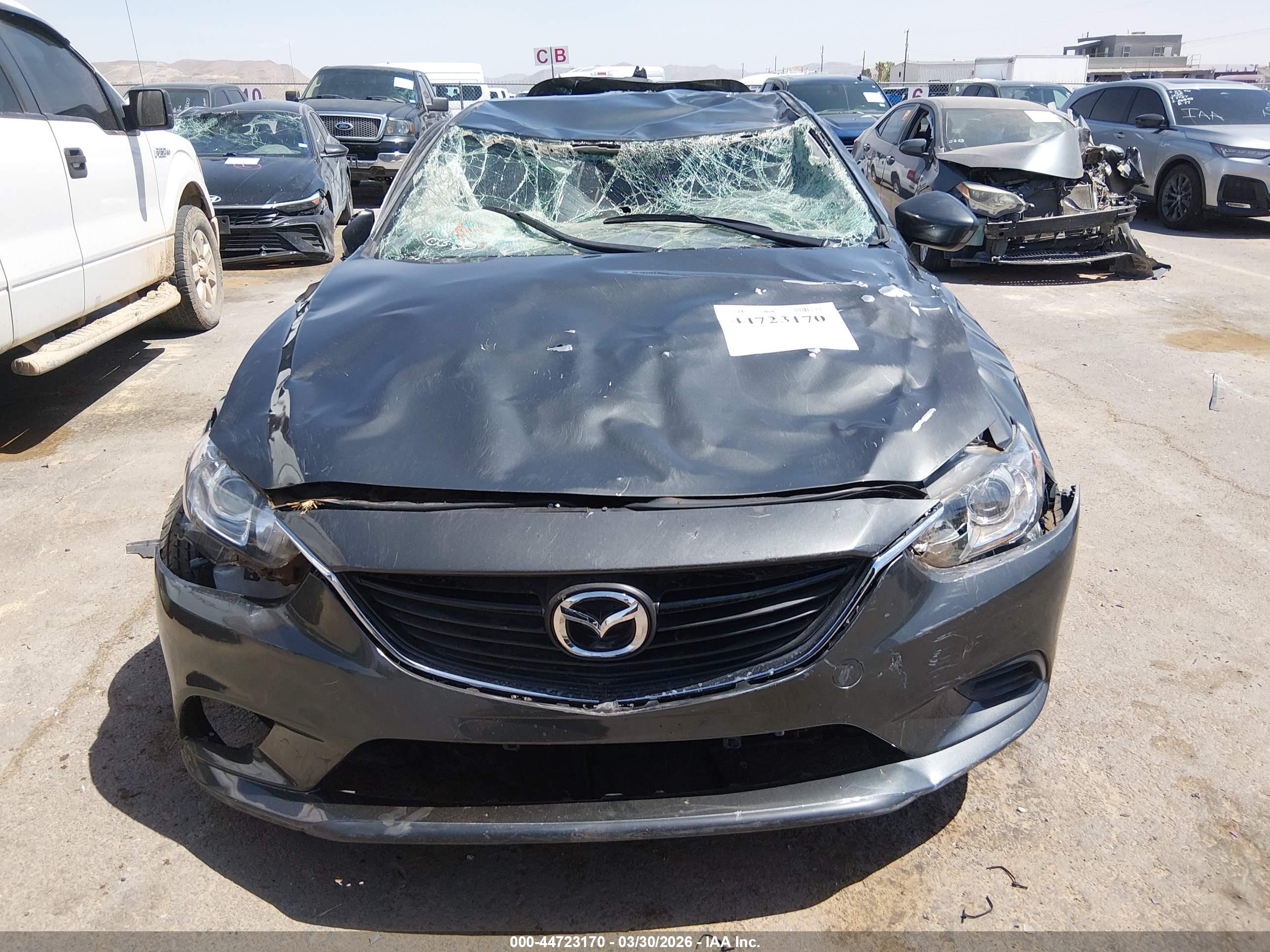 2014 Mazda Mazda6 I Touring Gray vin: JM1GJ1V68E1155945