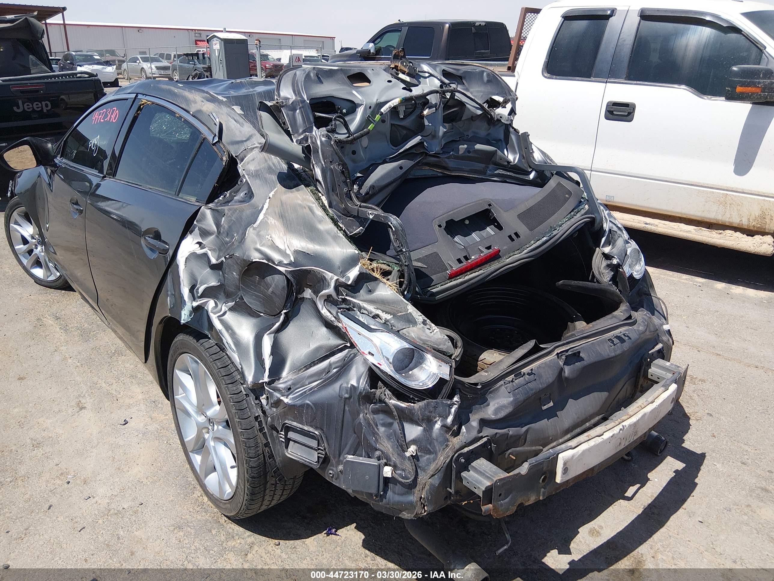 2014 Mazda Mazda6 I Touring Gray vin: JM1GJ1V68E1155945