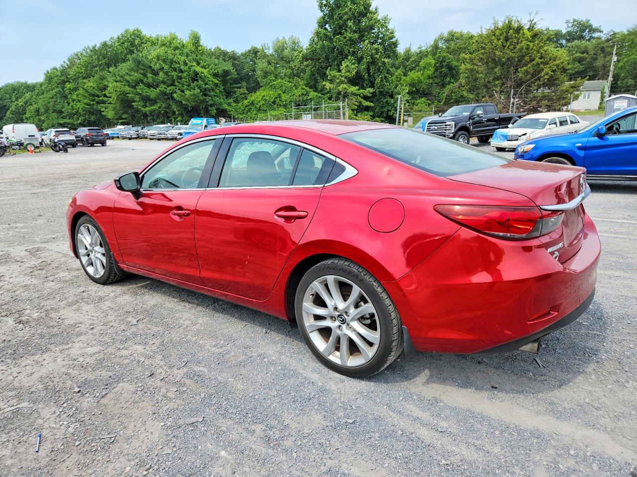 2014 Mazda 6 Touring Red vin: JM1GJ1V69E1147997