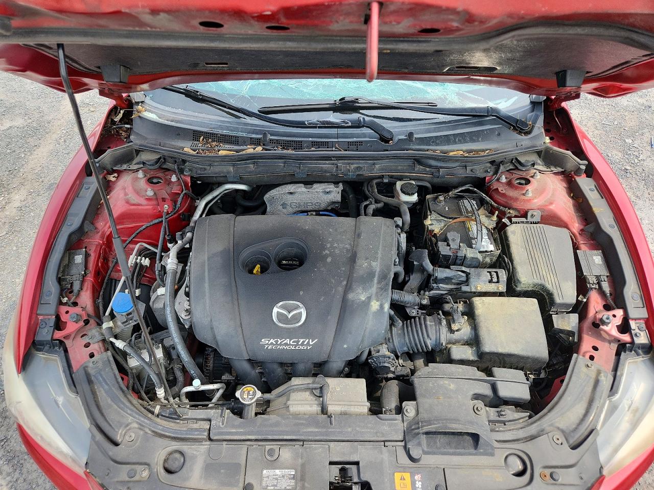 2014 Mazda 6 Touring Red vin: JM1GJ1V69E1147997
