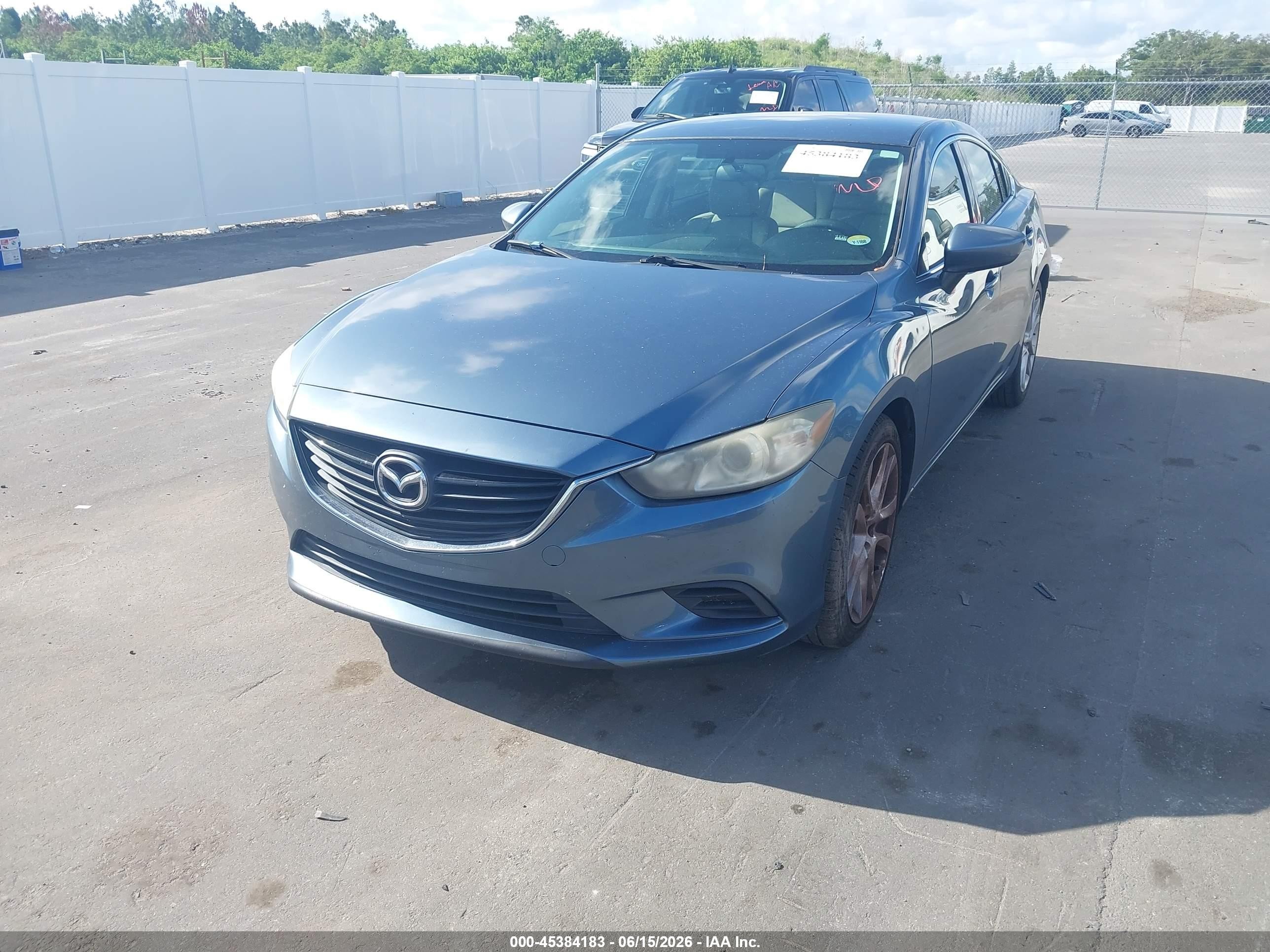 2014 Mazda Mazda6 I Touring Navy vin: JM1GJ1V69E1154626