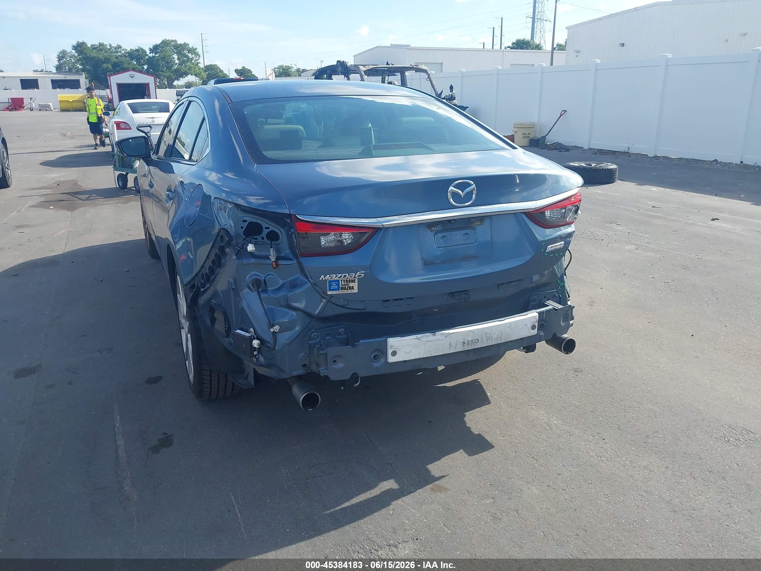 2014 Mazda Mazda6 I Touring Navy vin: JM1GJ1V69E1154626