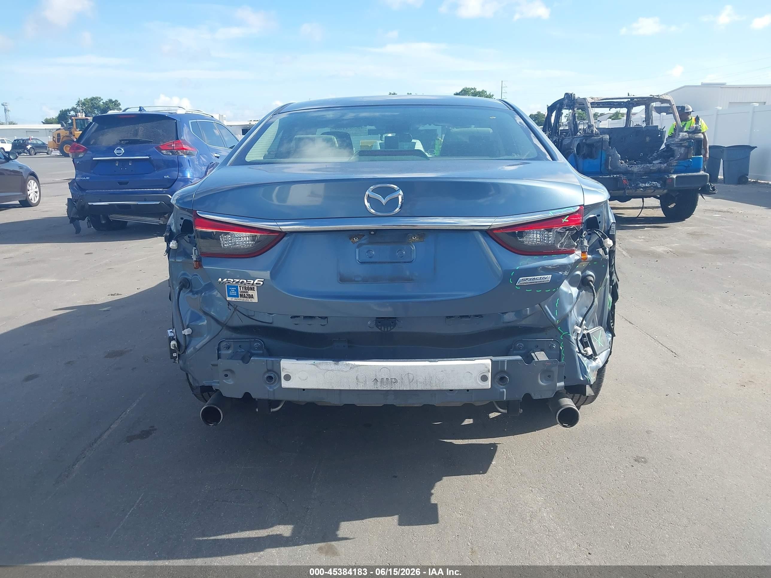 2014 Mazda Mazda6 I Touring Navy vin: JM1GJ1V69E1154626