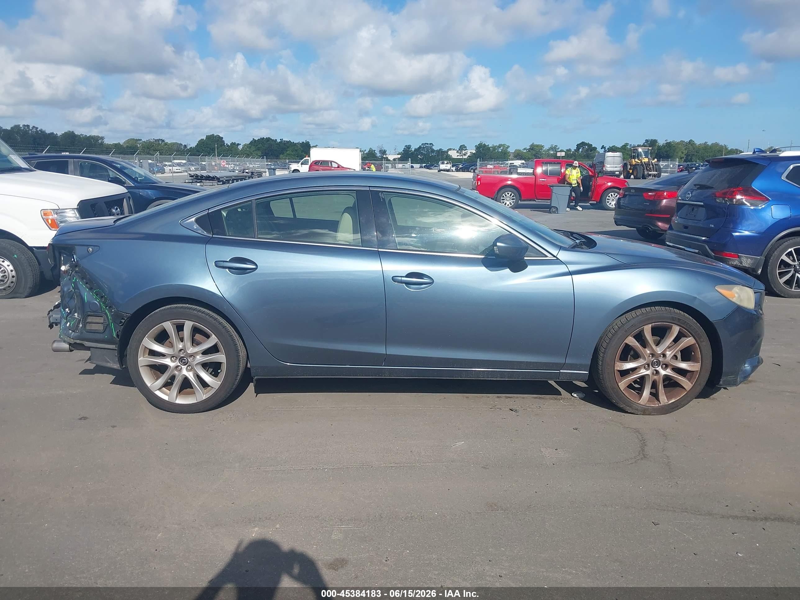 2014 Mazda Mazda6 I Touring Navy vin: JM1GJ1V69E1154626