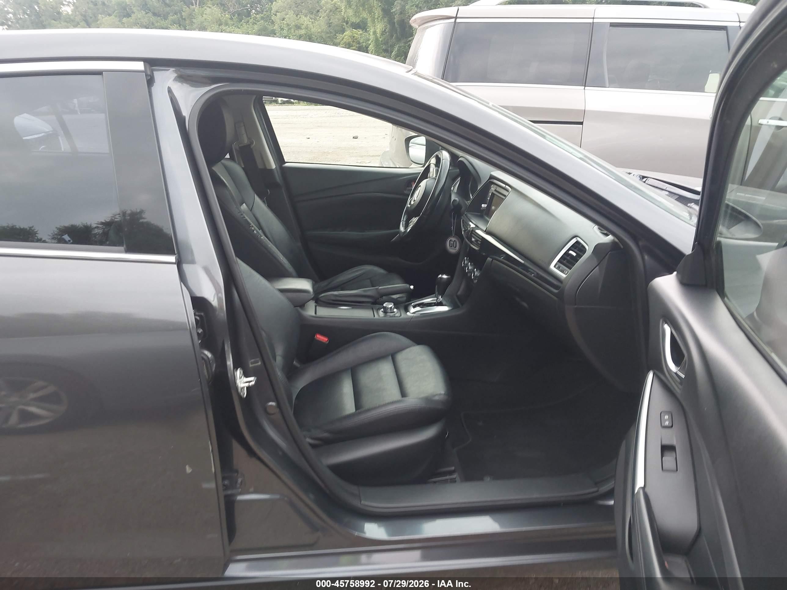 2014 Mazda Mazda6 I Touring Gray vin: JM1GJ1V69E1158207