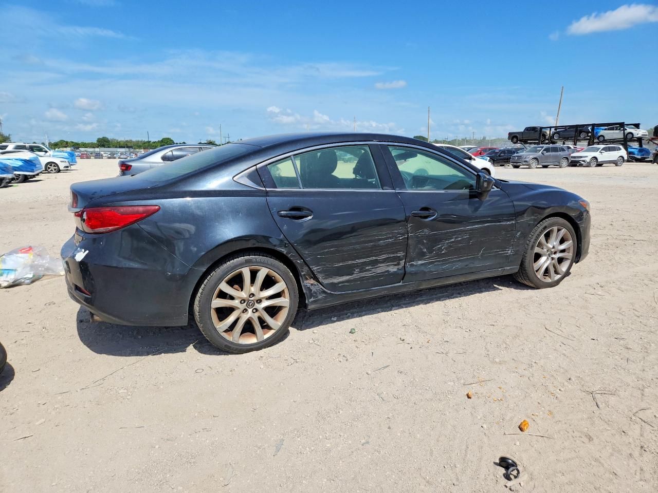 2014 Mazda 6 Touring Black vin: JM1GJ1V69E1161298