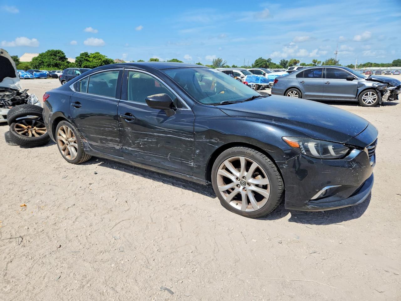 2014 Mazda 6 Touring Black vin: JM1GJ1V69E1161298