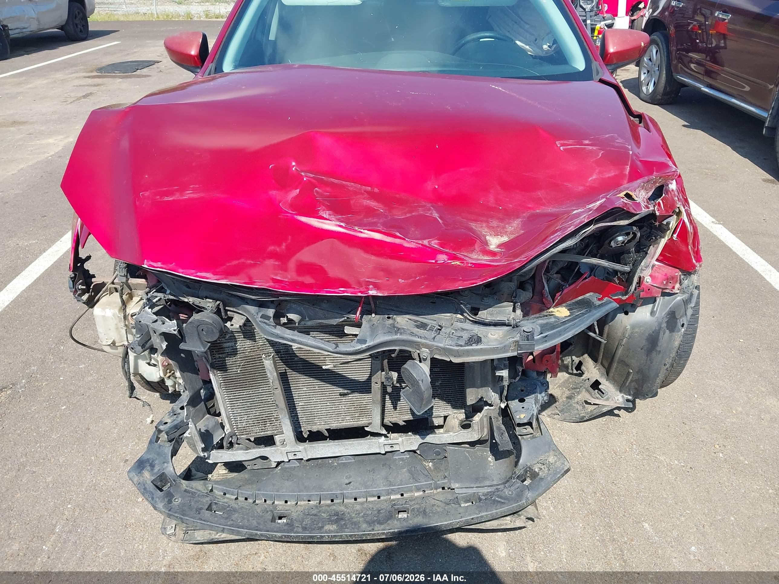 2014 Mazda Mazda6 I Touring Burgundy vin: JM1GJ1V69E1162371