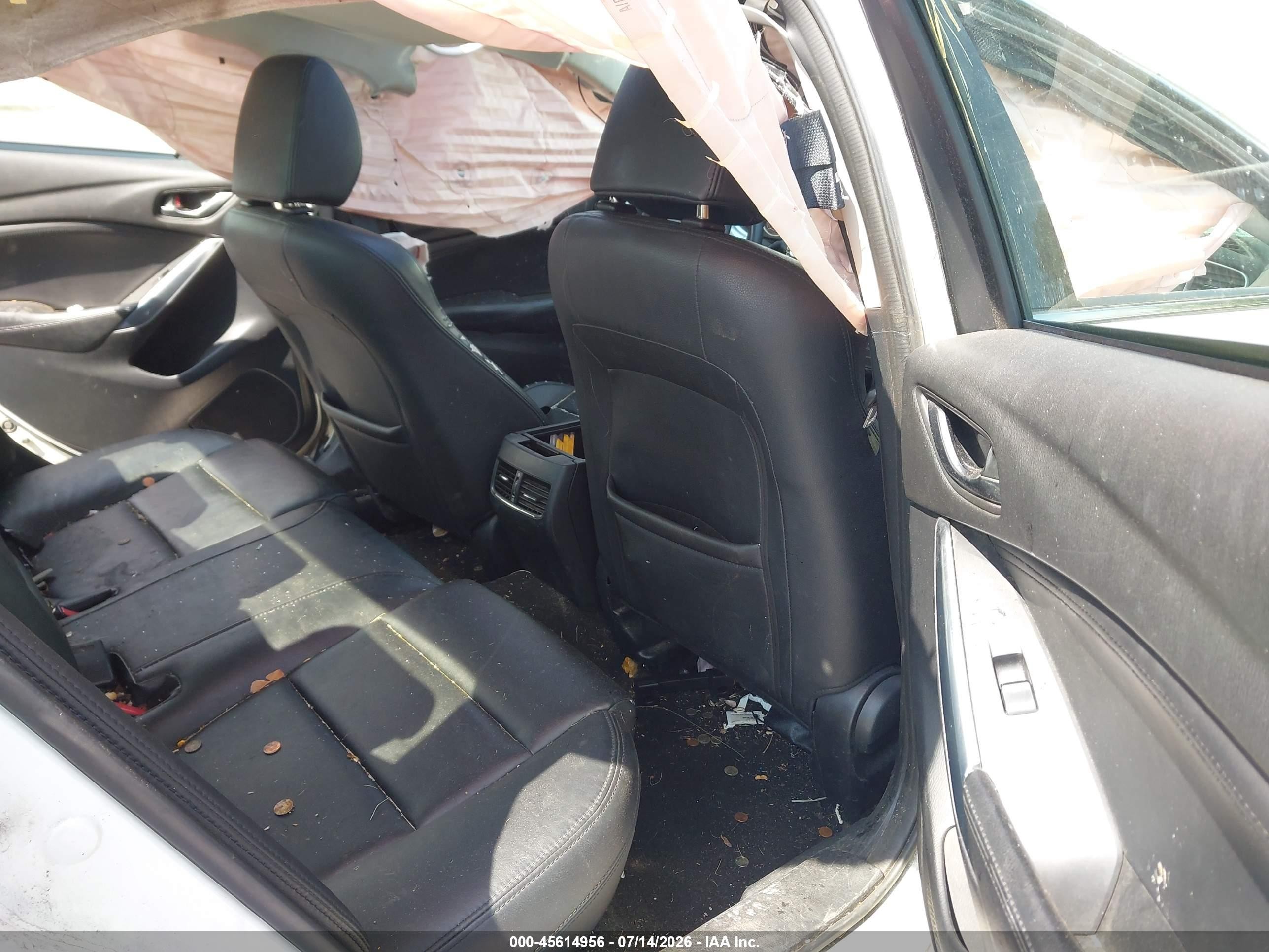 2015 Mazda Mazda6 I Touring Белый vin: JM1GJ1V69F1163036
