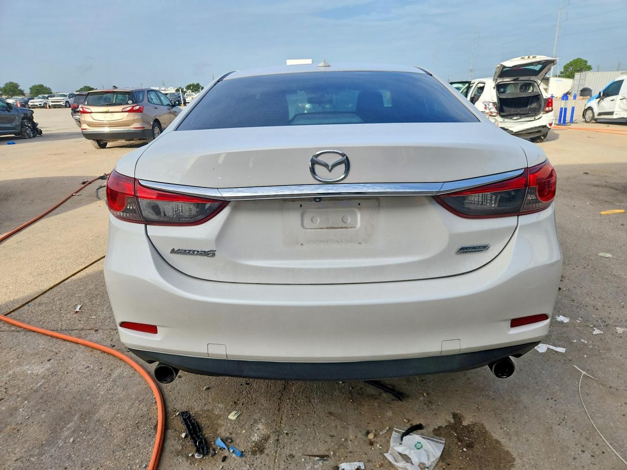 2015 Mazda 6 Touring White vin: JM1GJ1V69F1165658