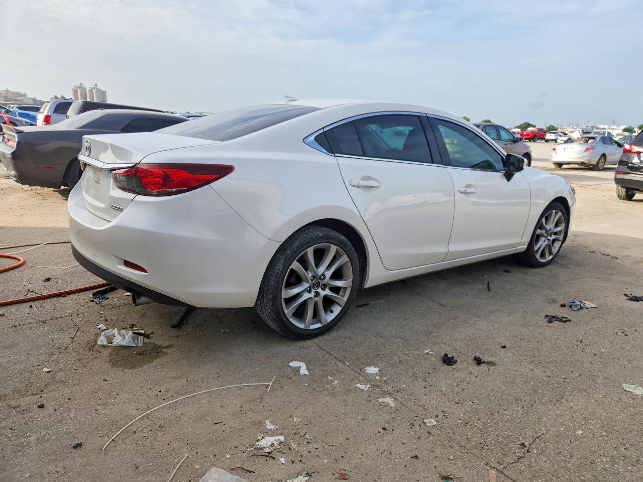 2015 Mazda 6 Touring White vin: JM1GJ1V69F1165658