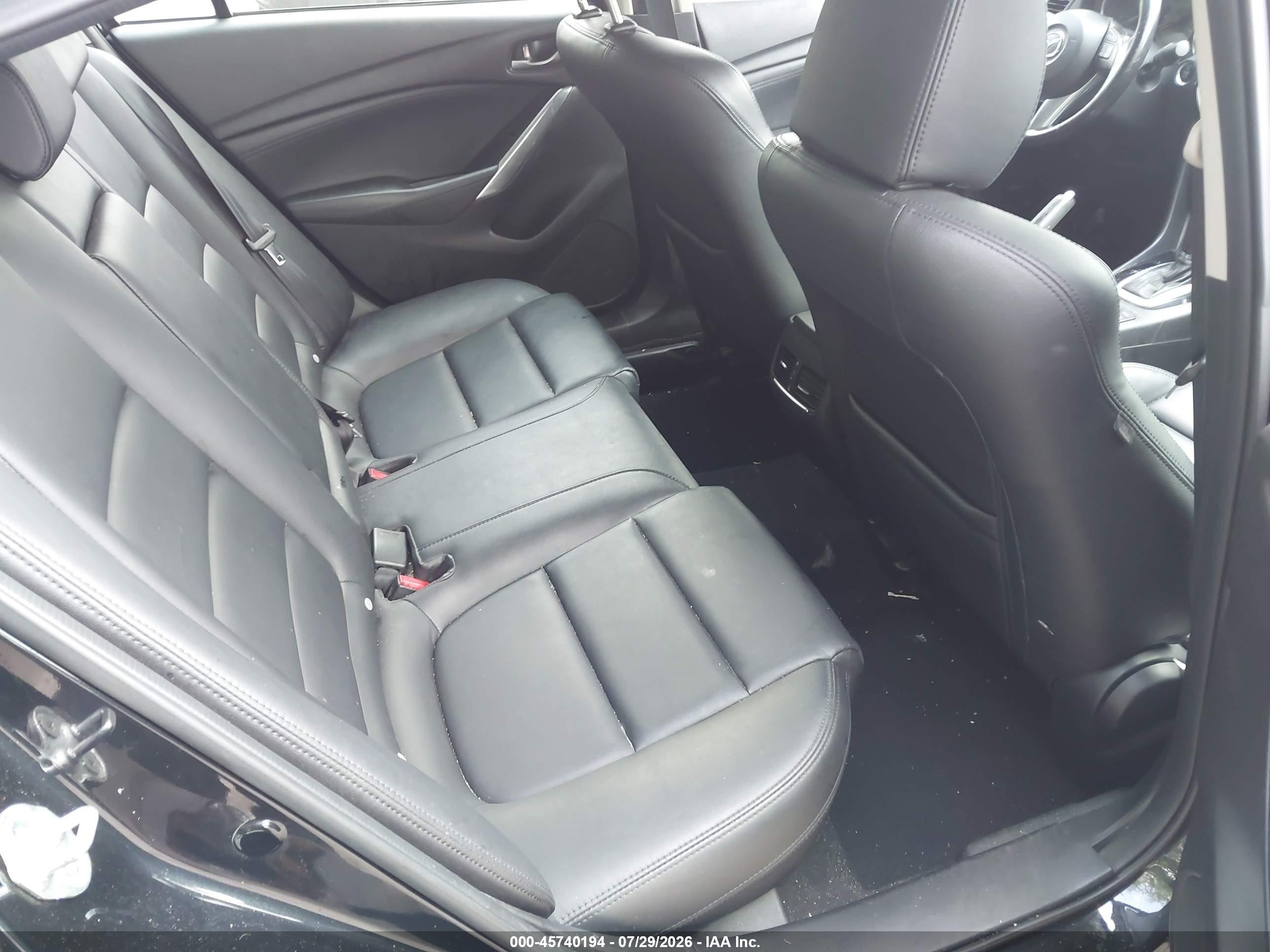 2015 Mazda Mazda6   Black vin: JM1GJ1V69F1167684