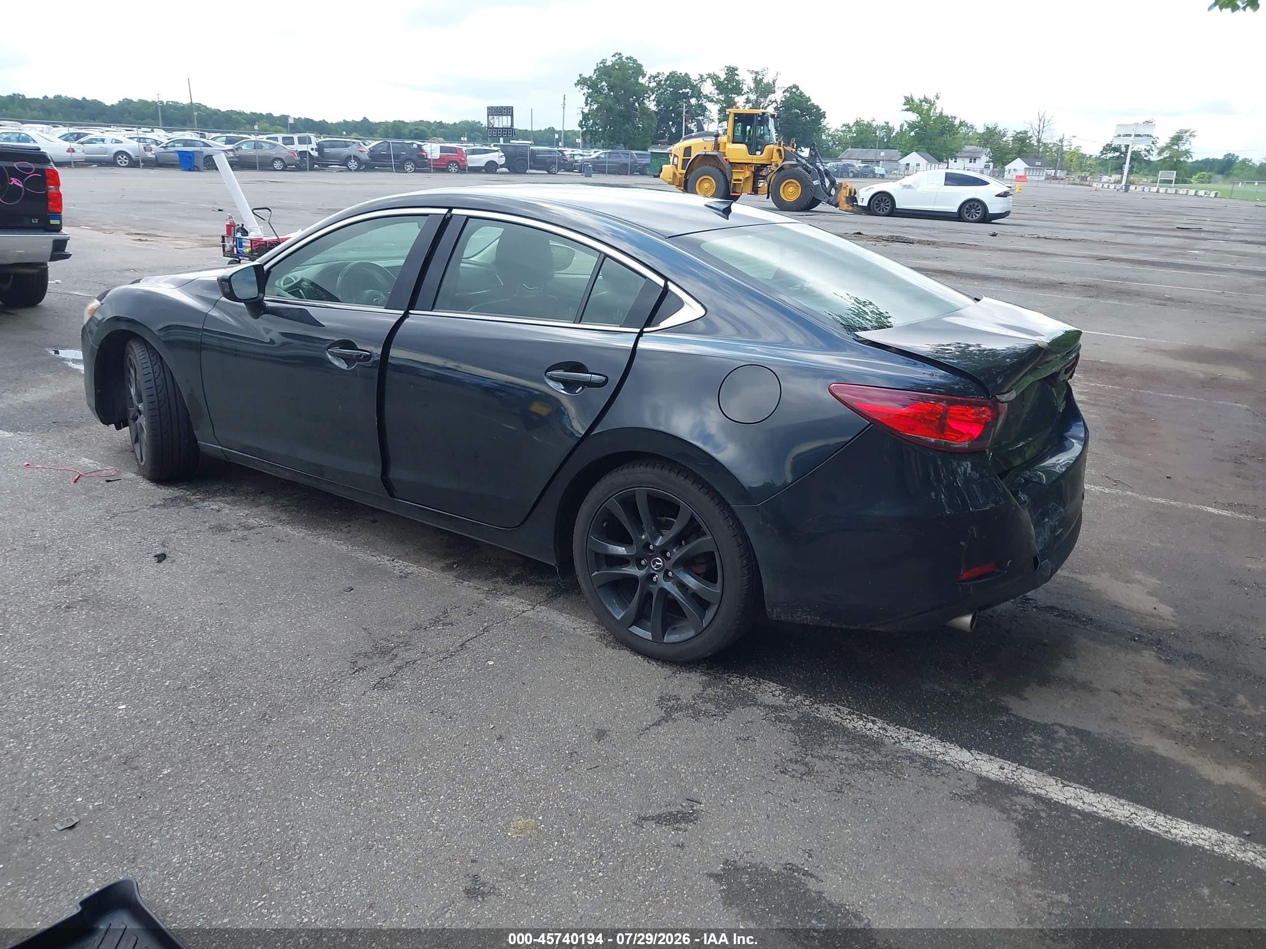2015 Mazda Mazda6   Black vin: JM1GJ1V69F1167684