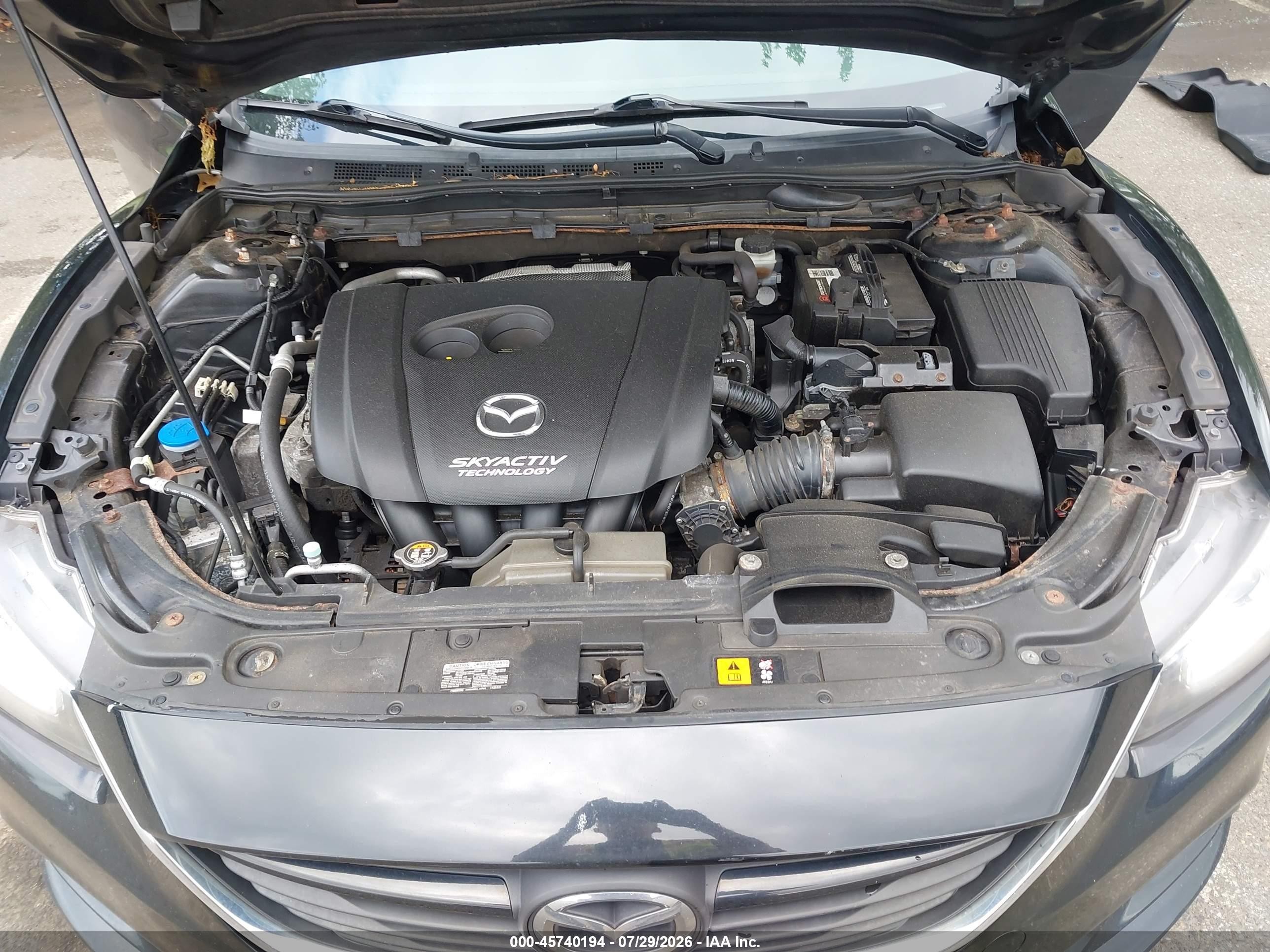 2015 Mazda Mazda6   Black vin: JM1GJ1V69F1167684