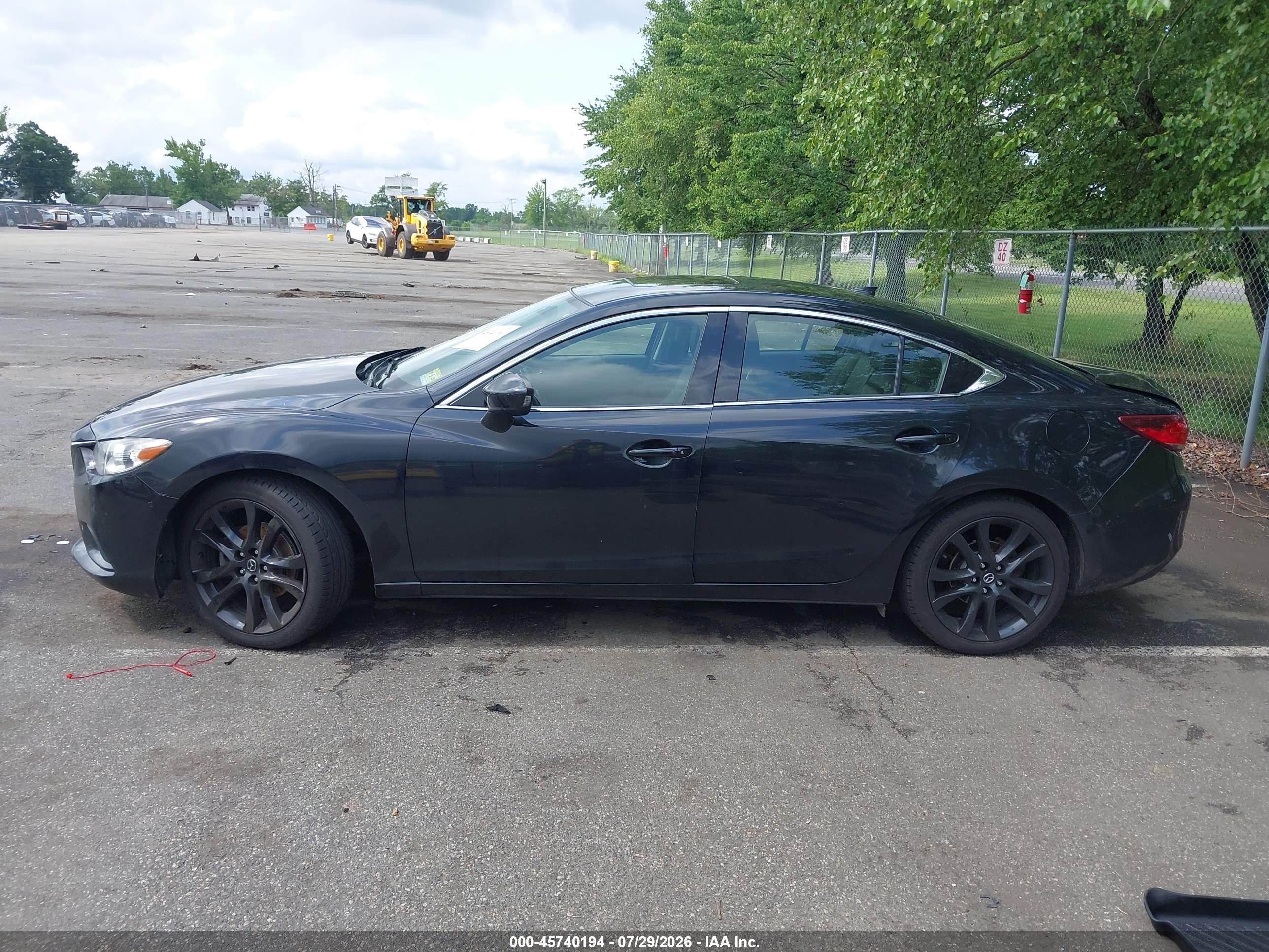 2015 Mazda Mazda6   Black vin: JM1GJ1V69F1167684