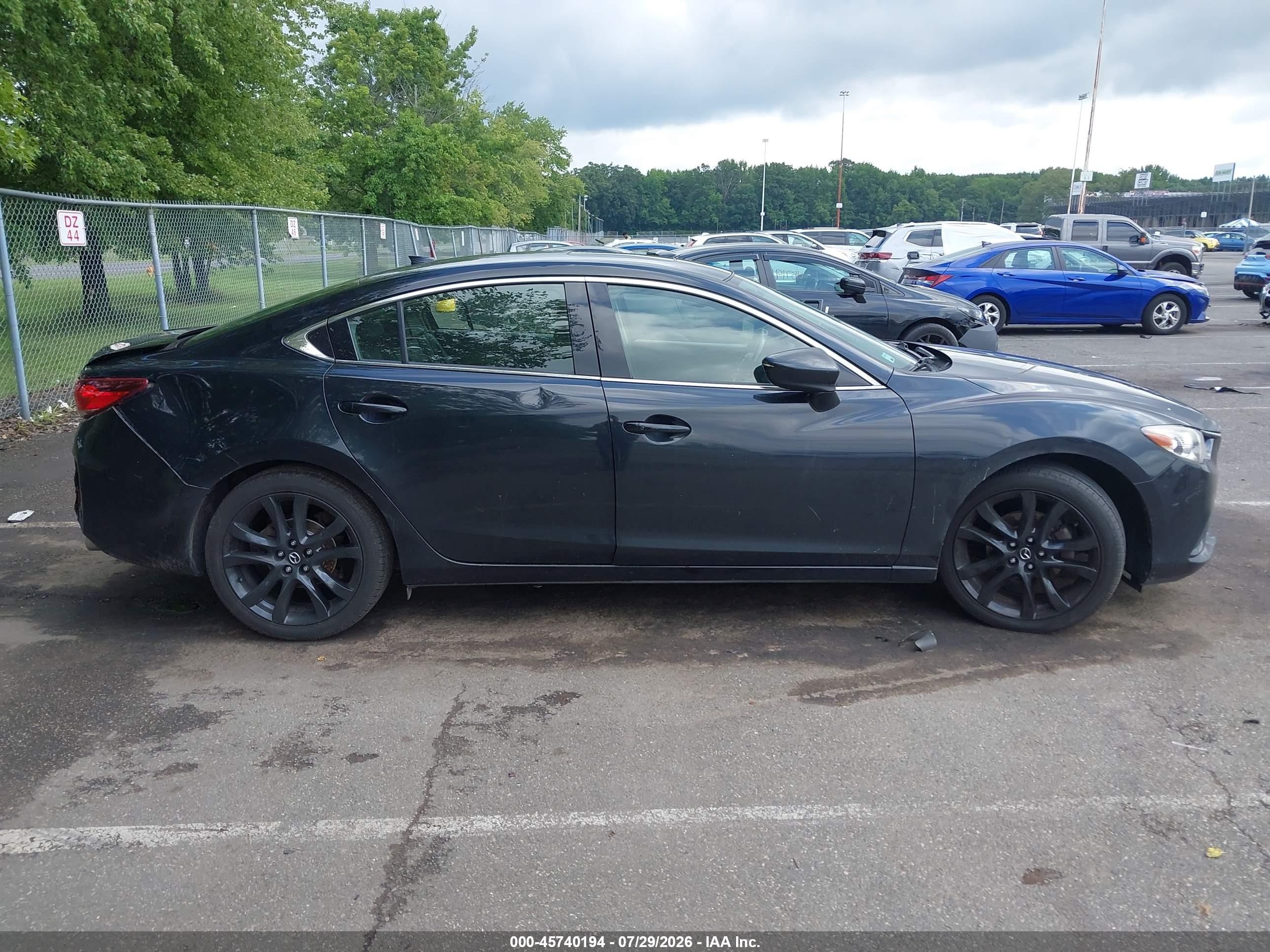 2015 Mazda Mazda6   Black vin: JM1GJ1V69F1167684
