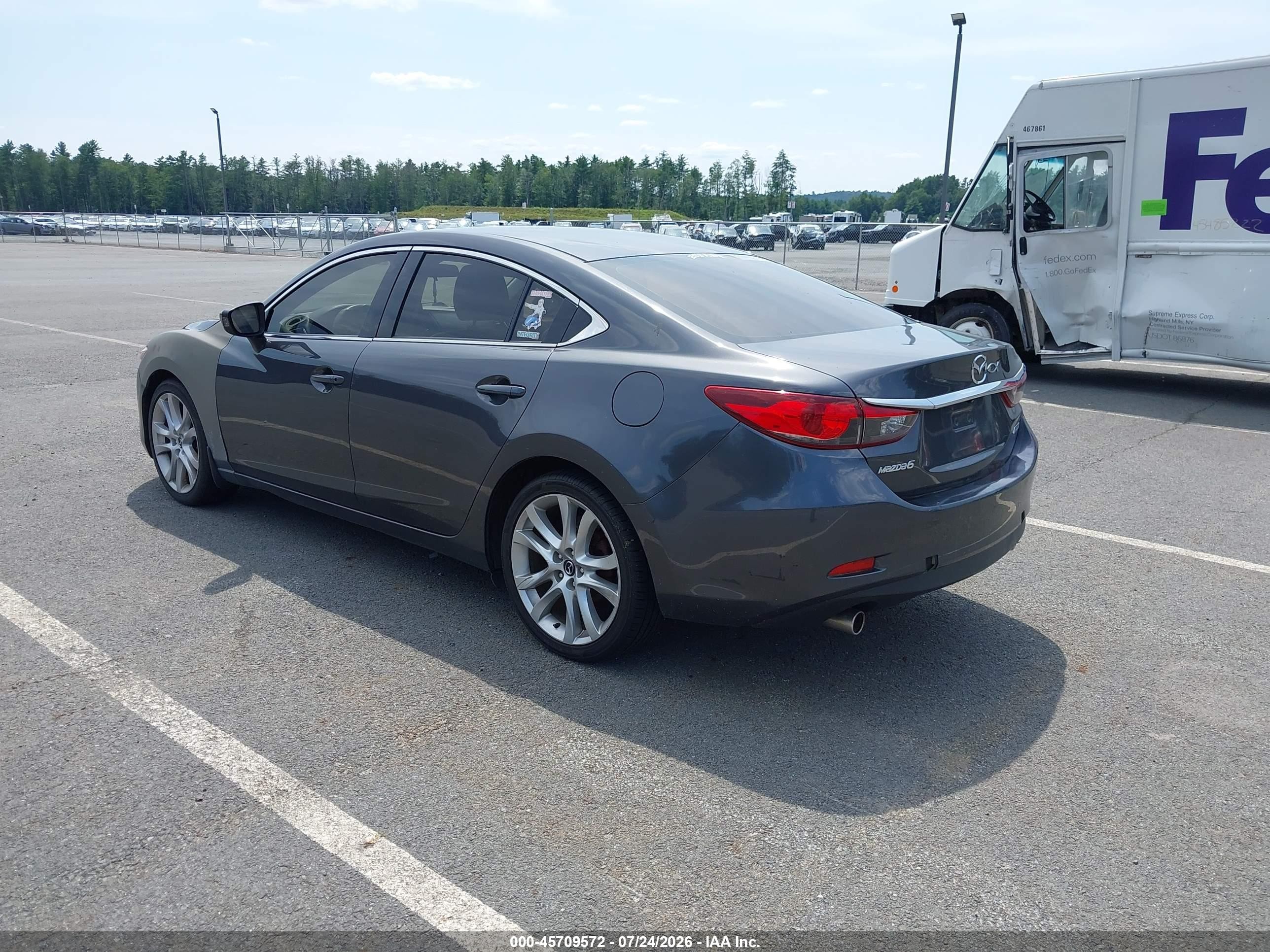 2015 Mazda Mazda6 I Touring Black vin: JM1GJ1V69F1170617